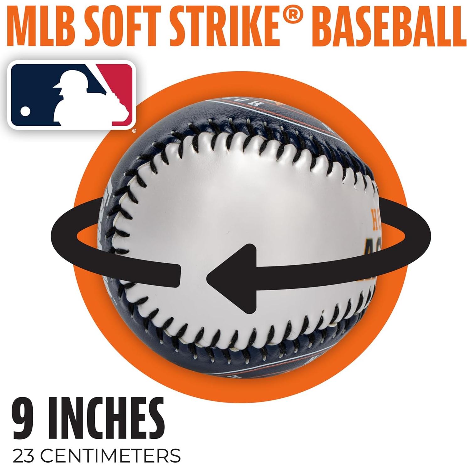 Pelota de béisbol suave Franklin Sports MLB Houston Astros