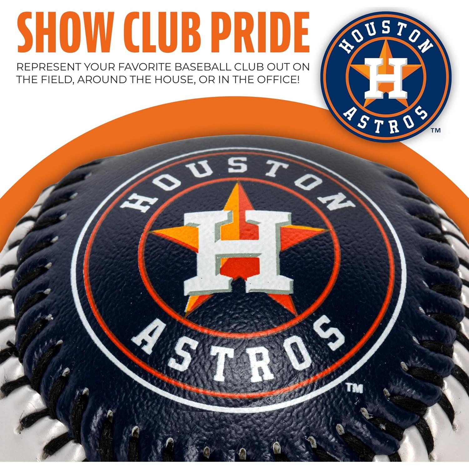Pelota de béisbol suave Franklin Sports MLB Houston Astros
