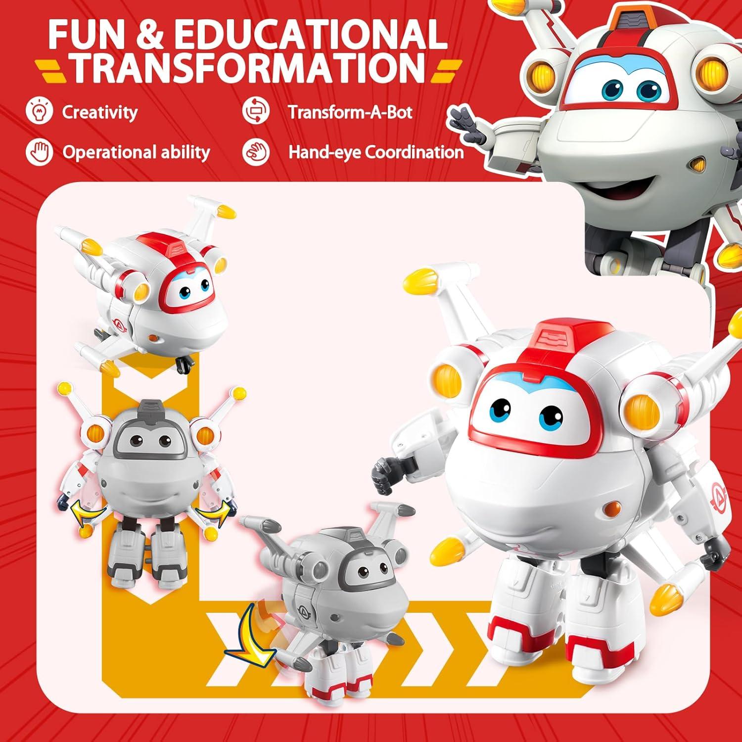 Figura de Acción Transformadora Super Wings Astro 12.5 cm