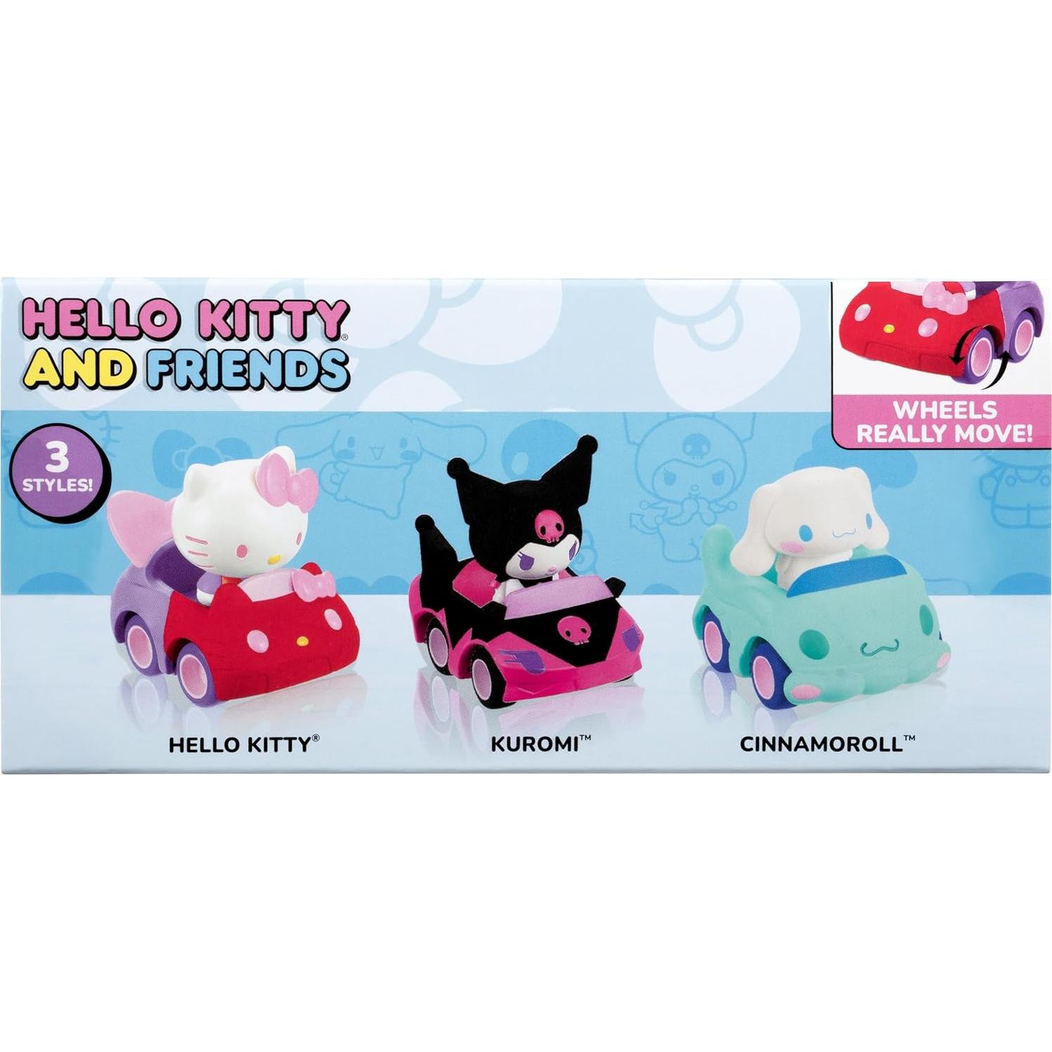 Paquete de Vehículos Hello Kitty y Amigos Jazwares 5.08 cm