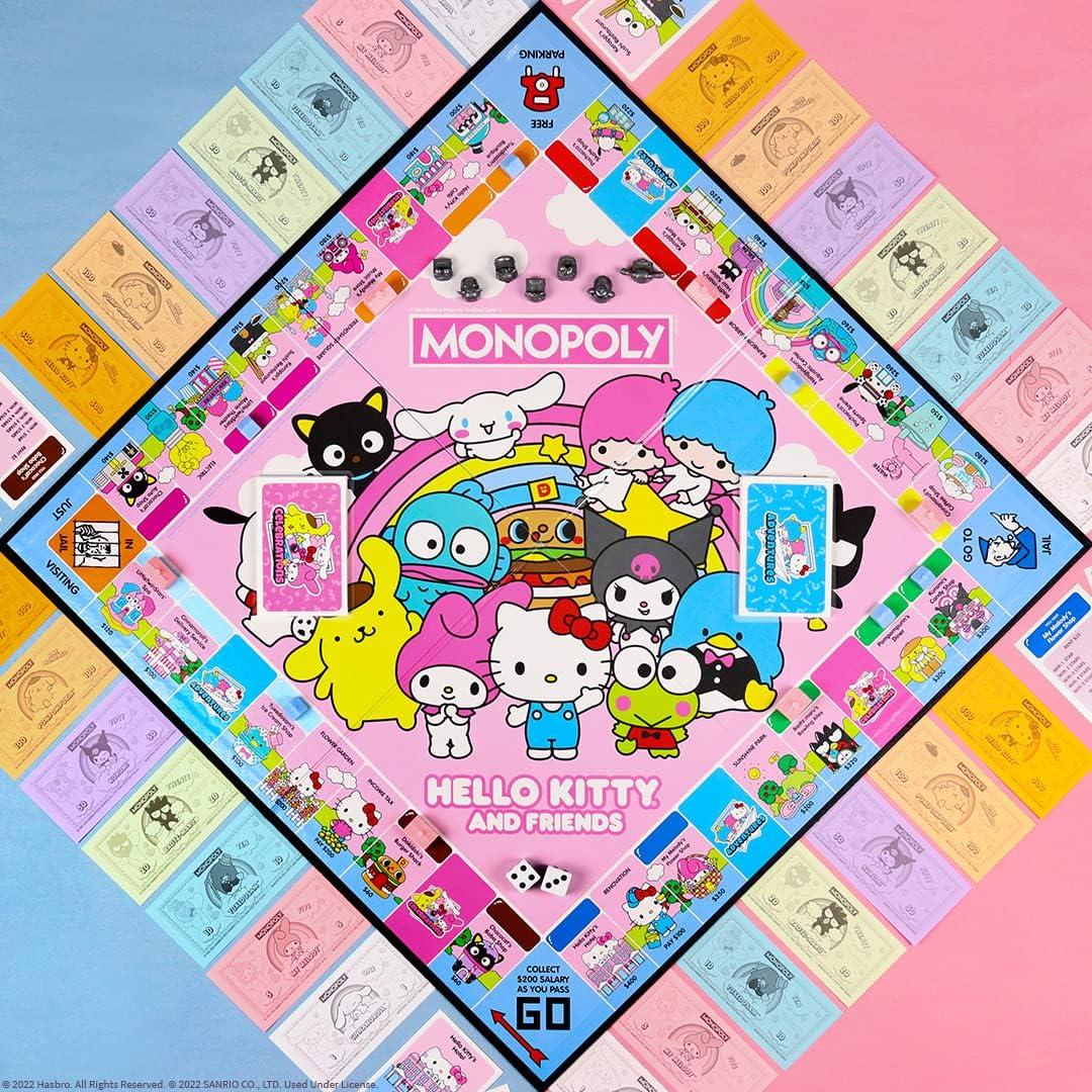 Monopoly Hello Kitty y Amigos - Juego de Mesa Coleccionable