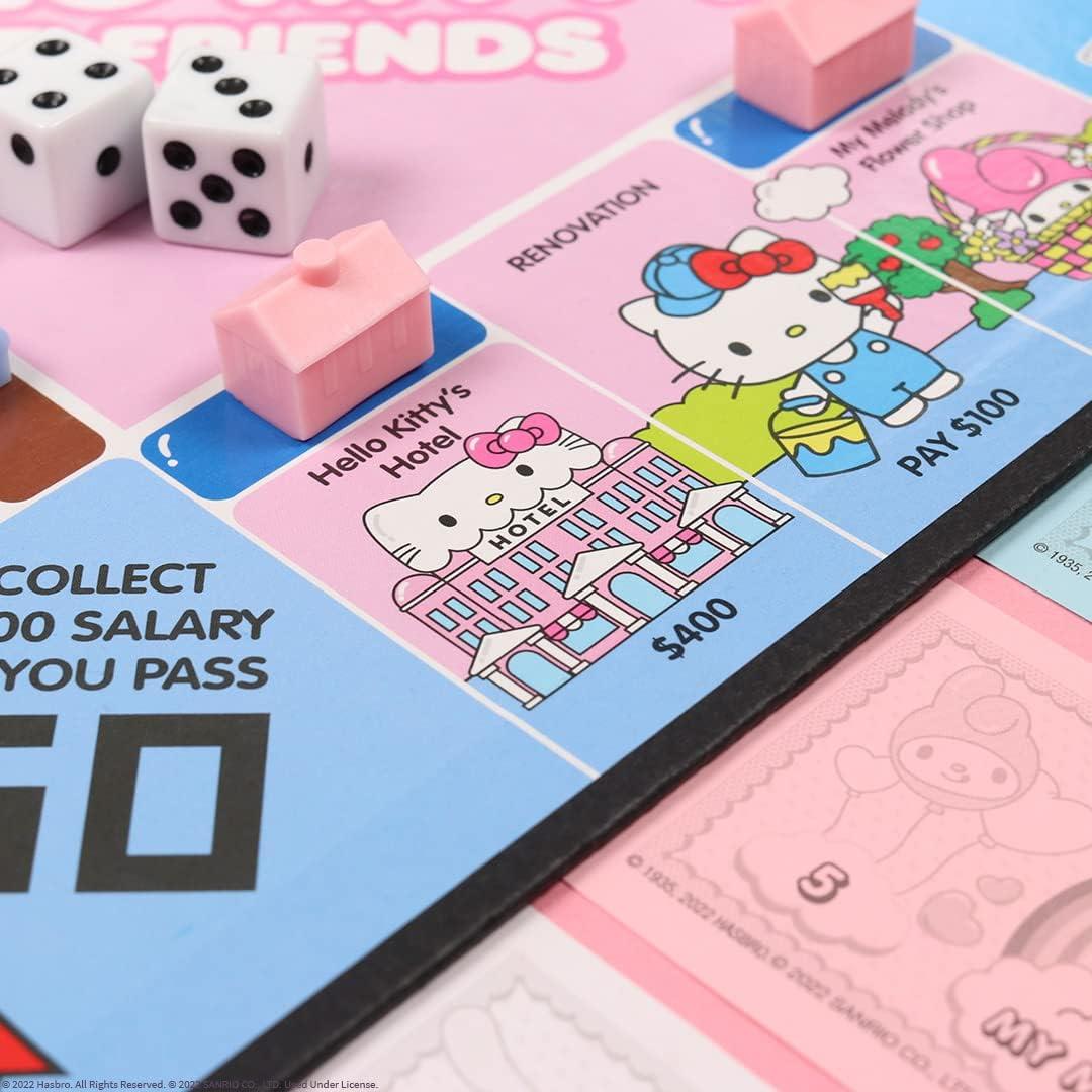 Monopoly Hello Kitty y Amigos - Juego de Mesa Coleccionable