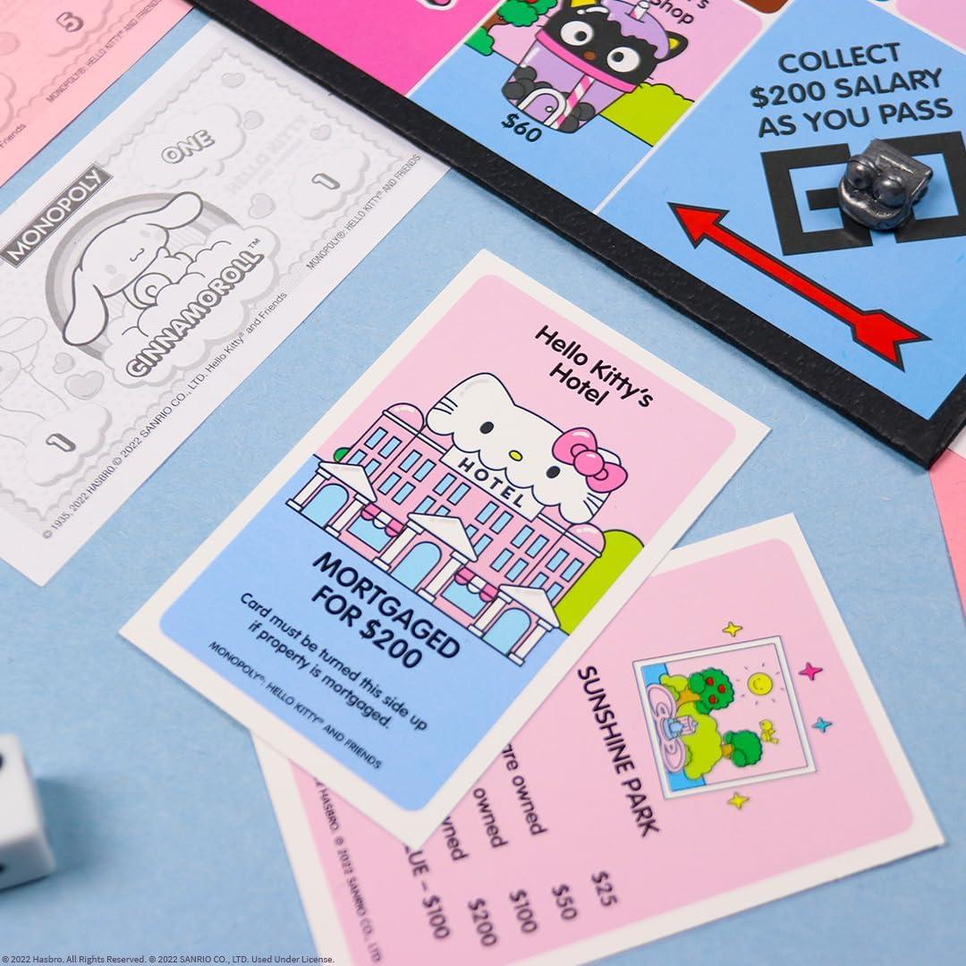 Monopoly Hello Kitty y Amigos - Juego de Mesa Coleccionable