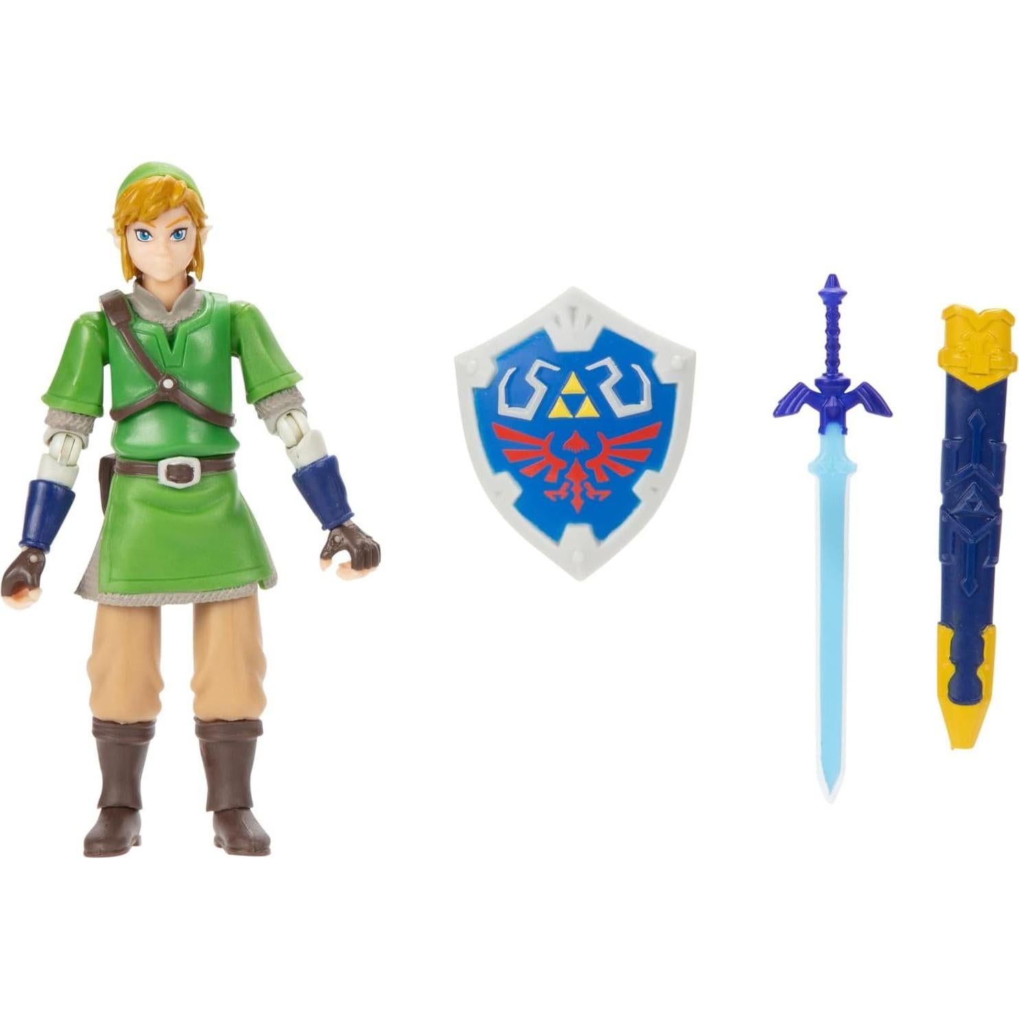 Figura de acción Link 10 cm Nintendo Legend of Zelda con espada y escudo