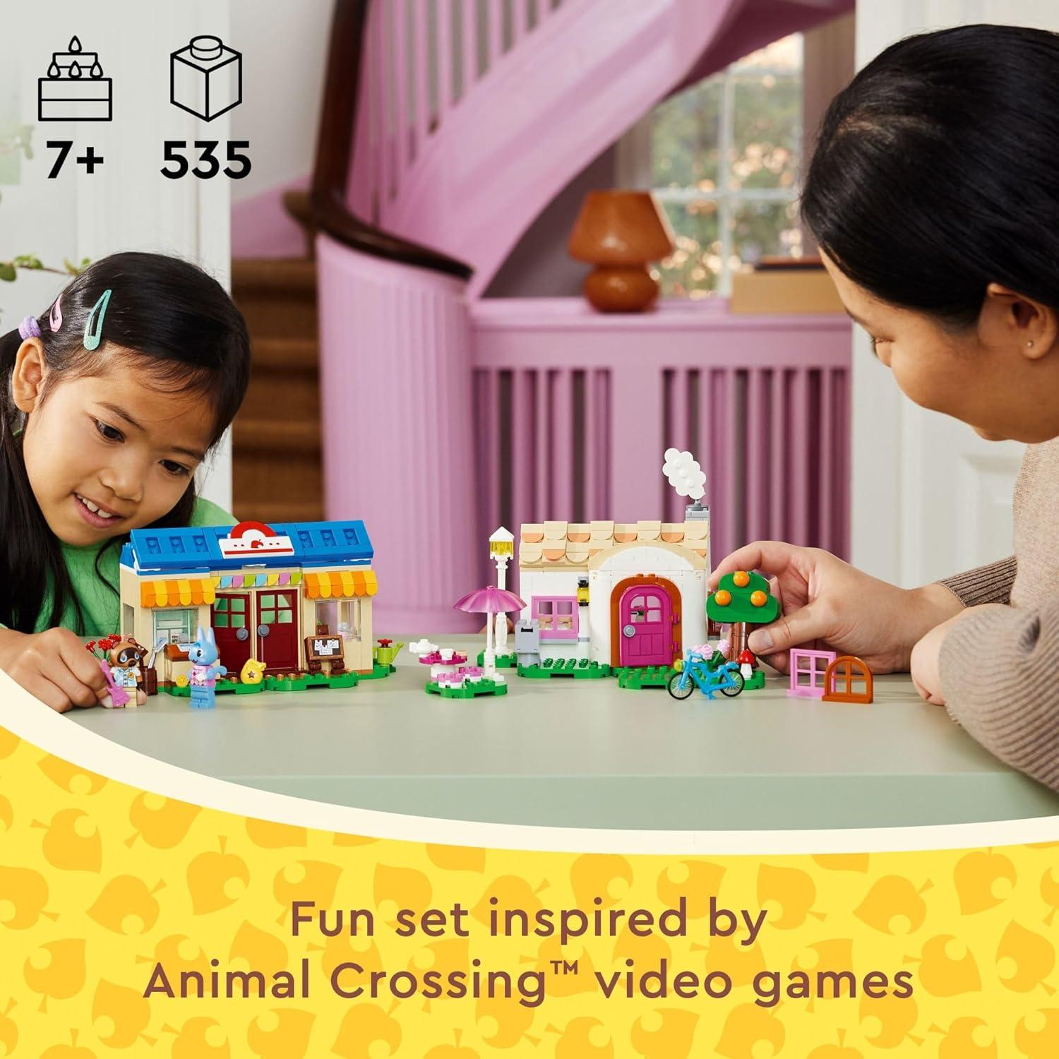 LEGO Nook's Cranny y Casa de Rosie - Juguete Animal Crossing 77050