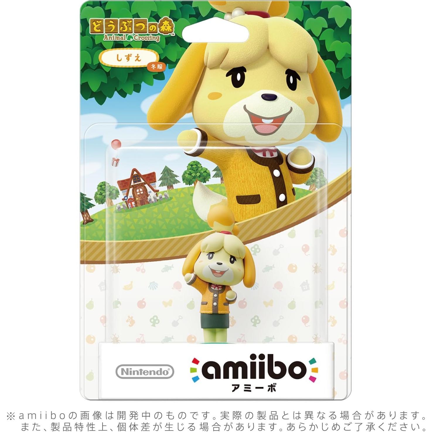 Figura Amiibo Animal Crossing Shizue Invierno 19x12.8 cm