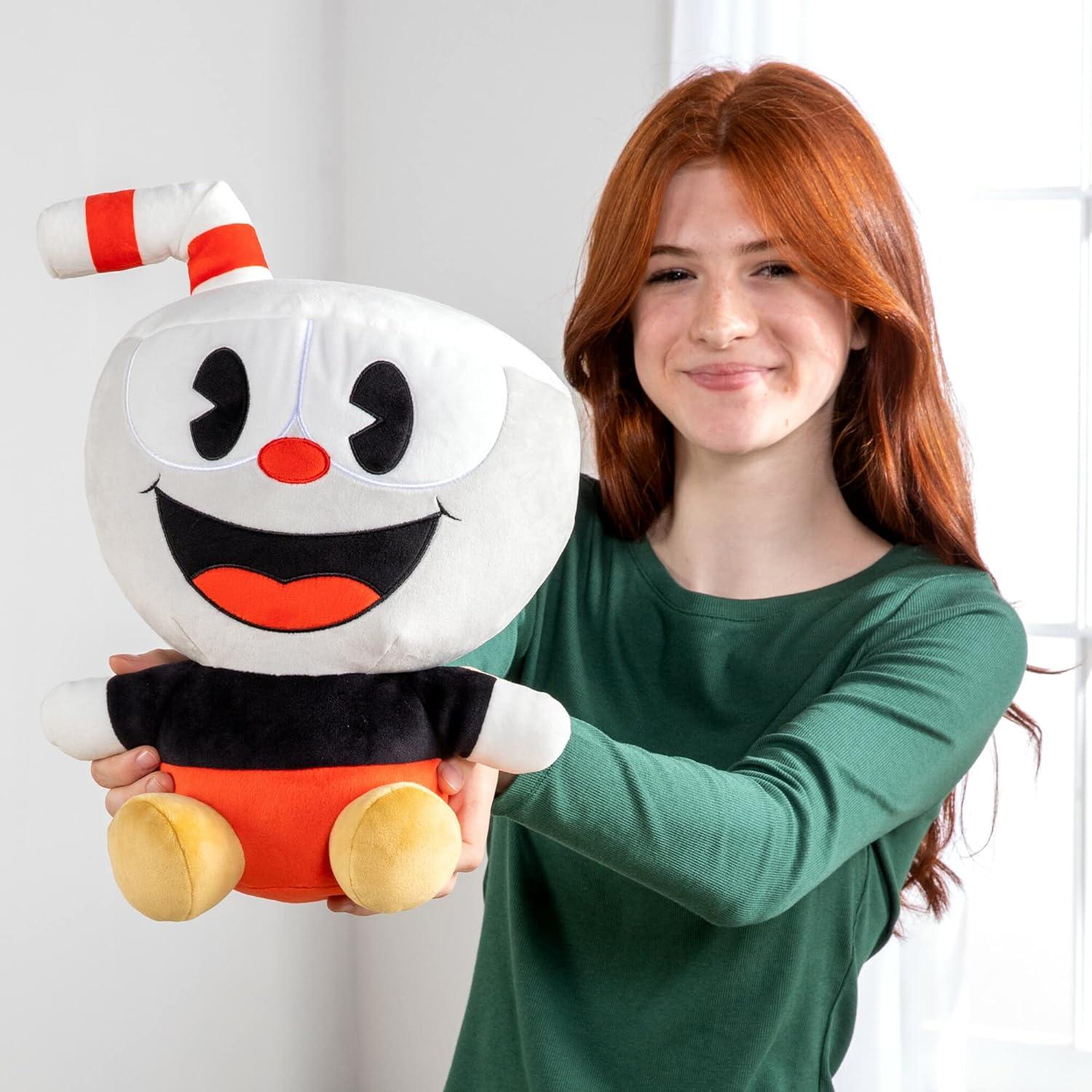Peluche Cuphead Club Mocchi-Mocchi 38 cm Suave y Coleccionable