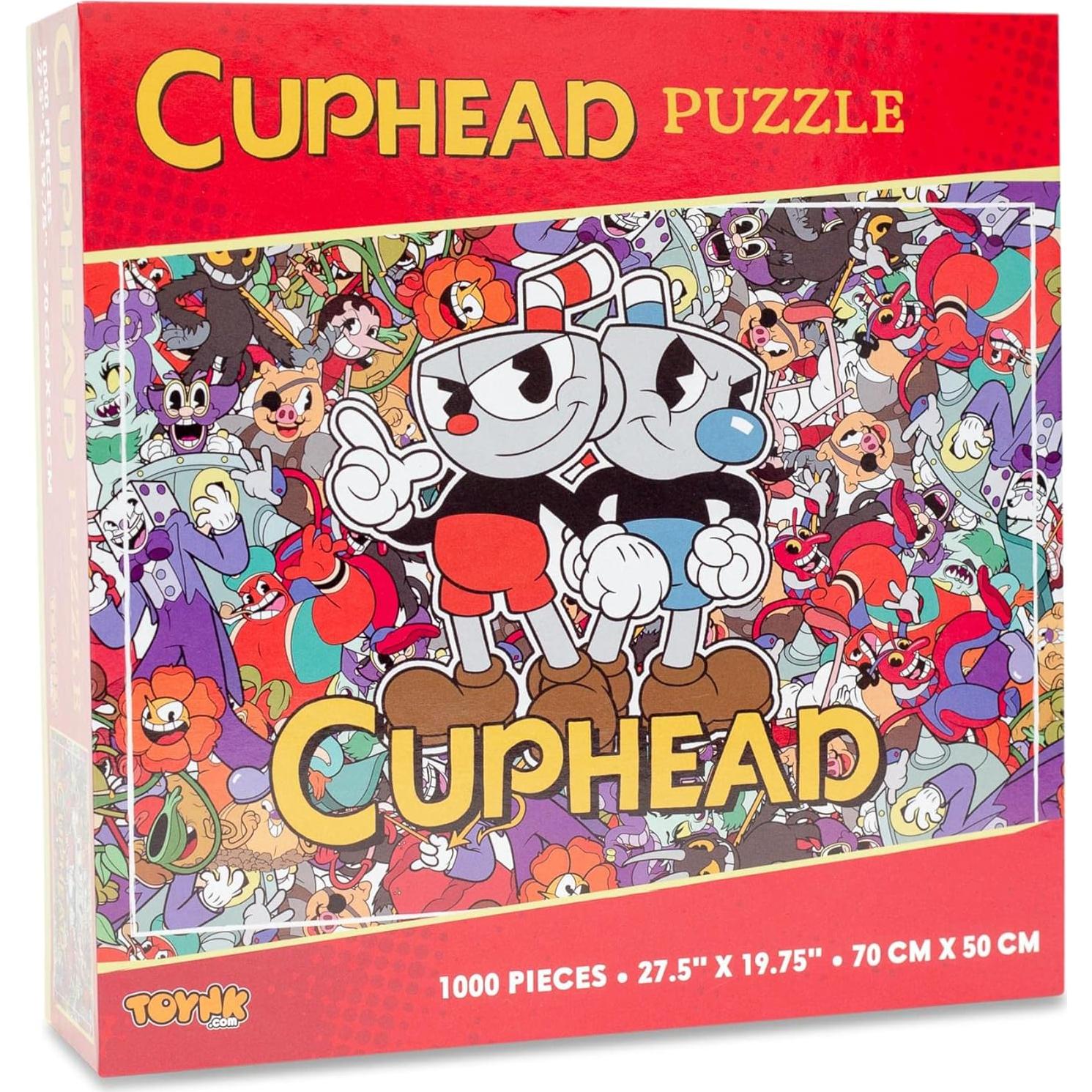 Rompecabezas 1000 Piezas Cuphead y Mugman 71x51 cm