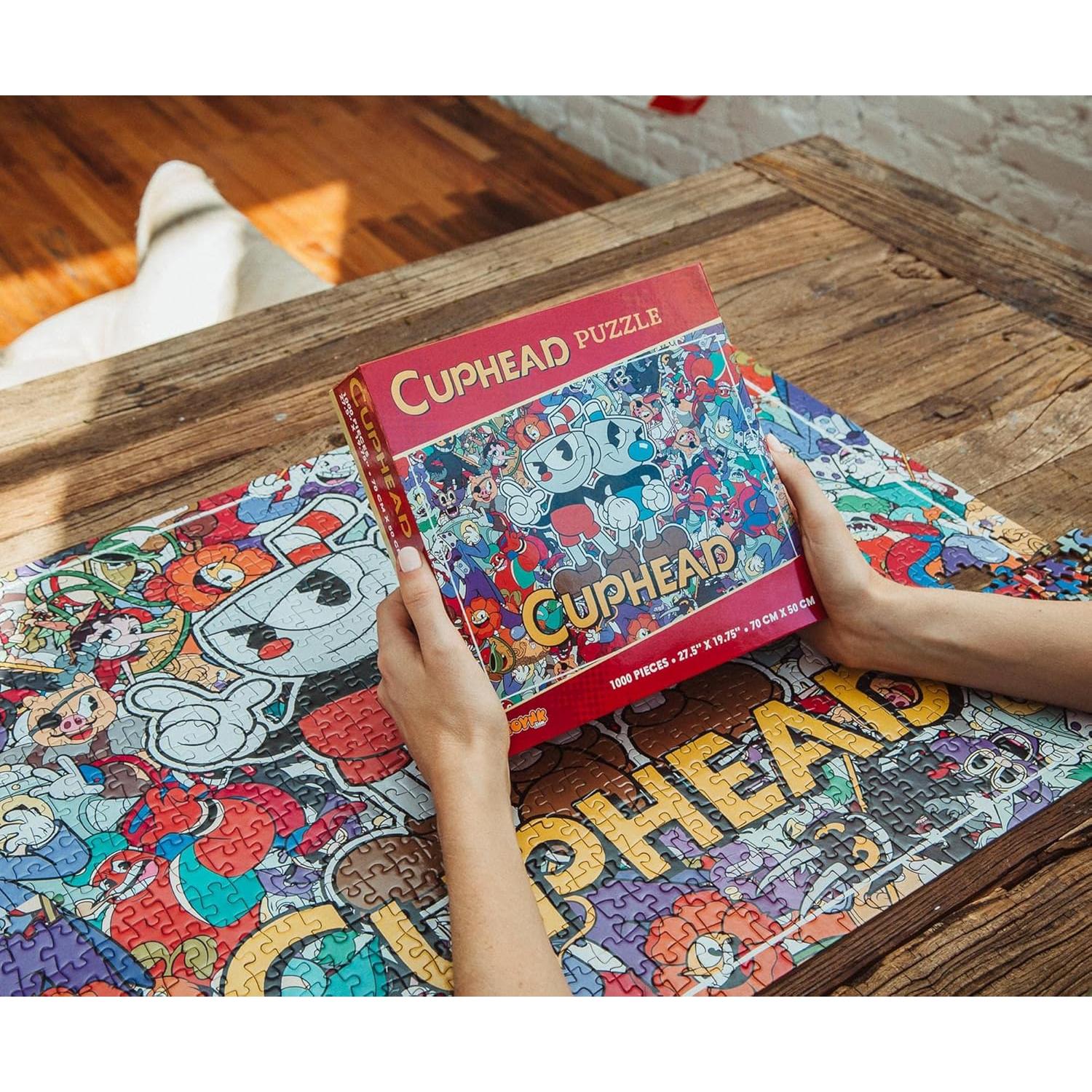 Rompecabezas 1000 Piezas Cuphead y Mugman 71x51 cm