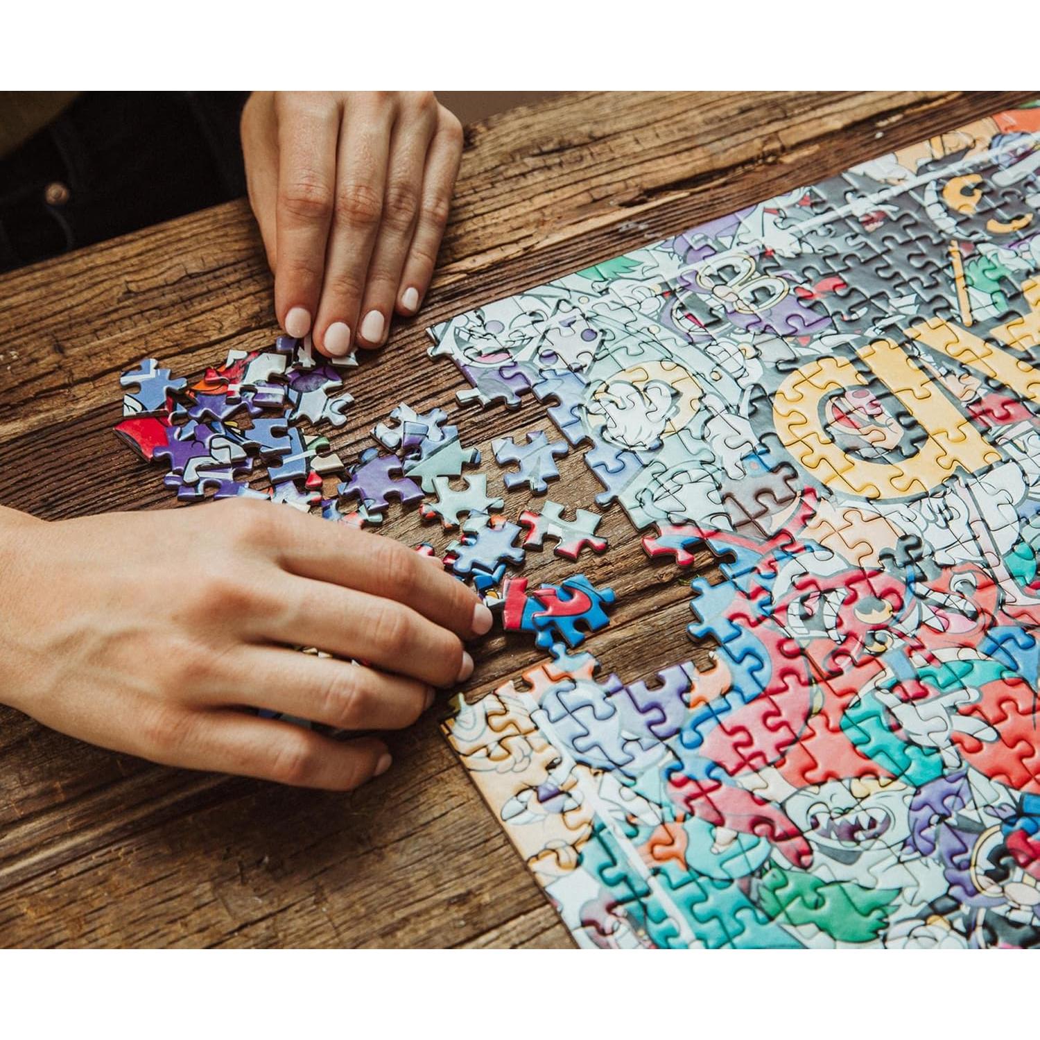 Rompecabezas 1000 Piezas Cuphead y Mugman 71x51 cm