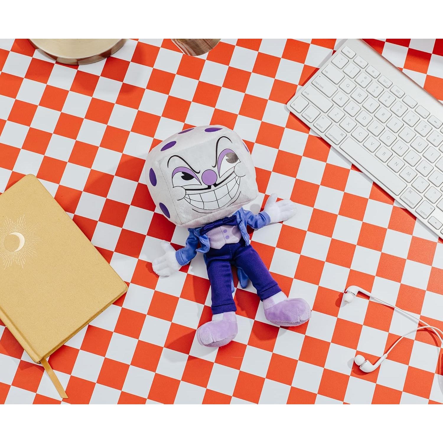 Peluche Rey Dice Cuphead 22.86 cm Coleccionista Toynk