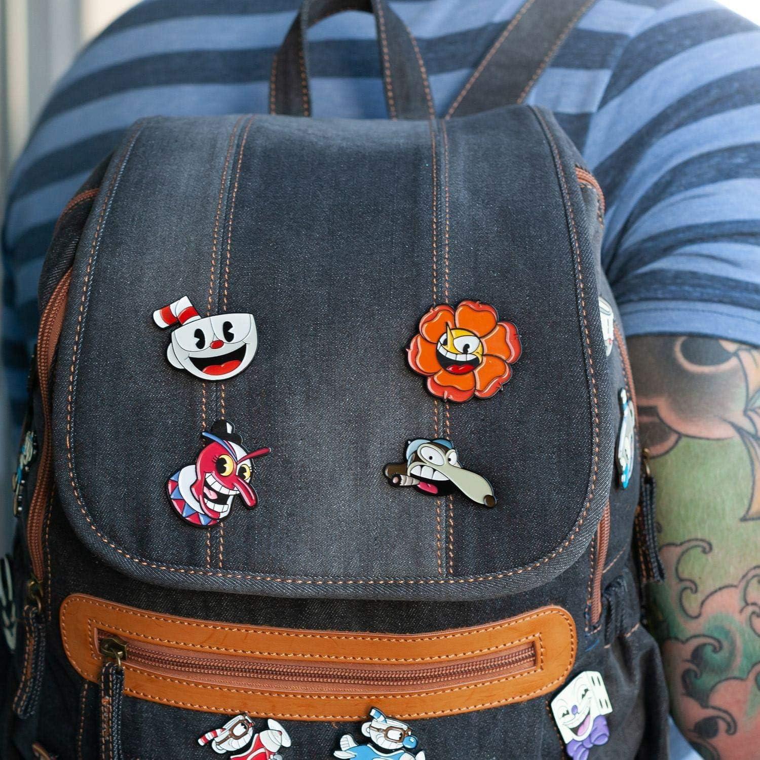 Set de Pines de Esmalte Cuphead Just Funky 4 Piezas