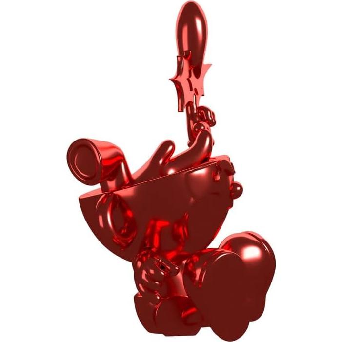 Figura de Vinilo Cuphead Rojo Cromado Youtooz 11.43 cm Limitada