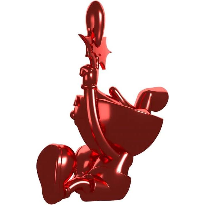 Figura de Vinilo Cuphead Rojo Cromado Youtooz 11.43 cm Limitada