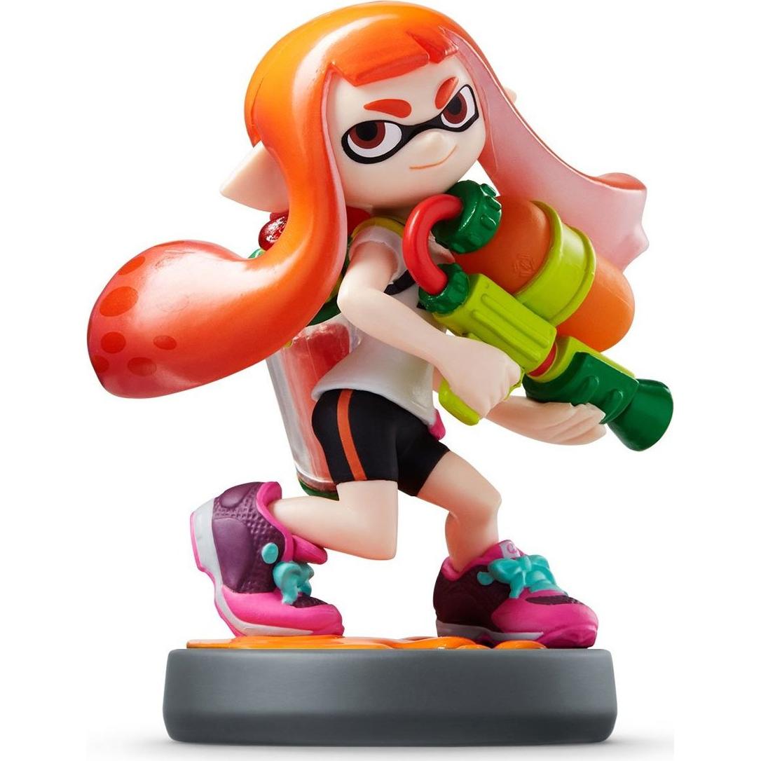 Paquete Triple Amiibo Splatoon Nintendo - Inkling Niña, Niño y Calamar