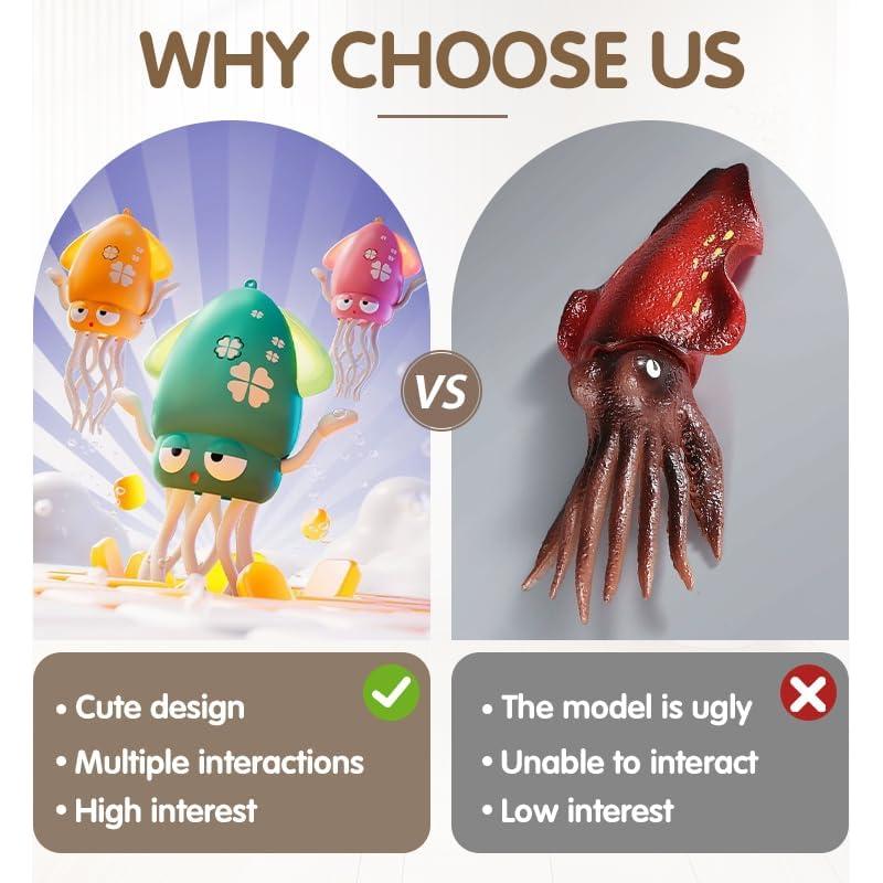 Juguete de Pulpo Mágico Bailable ANYSENT - Amarillo 20.3 cm