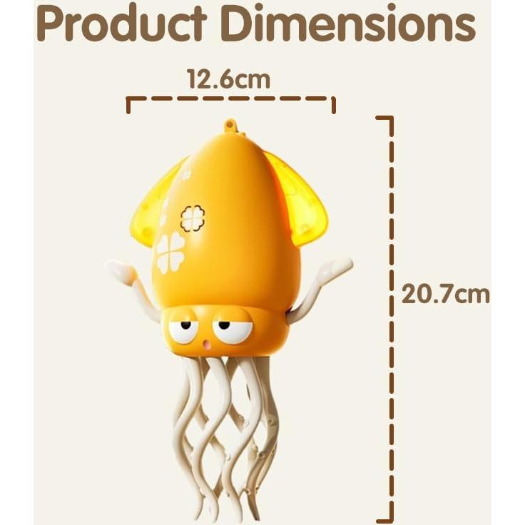 Juguete de Pulpo Mágico Bailable ANYSENT - Amarillo 20.3 cm