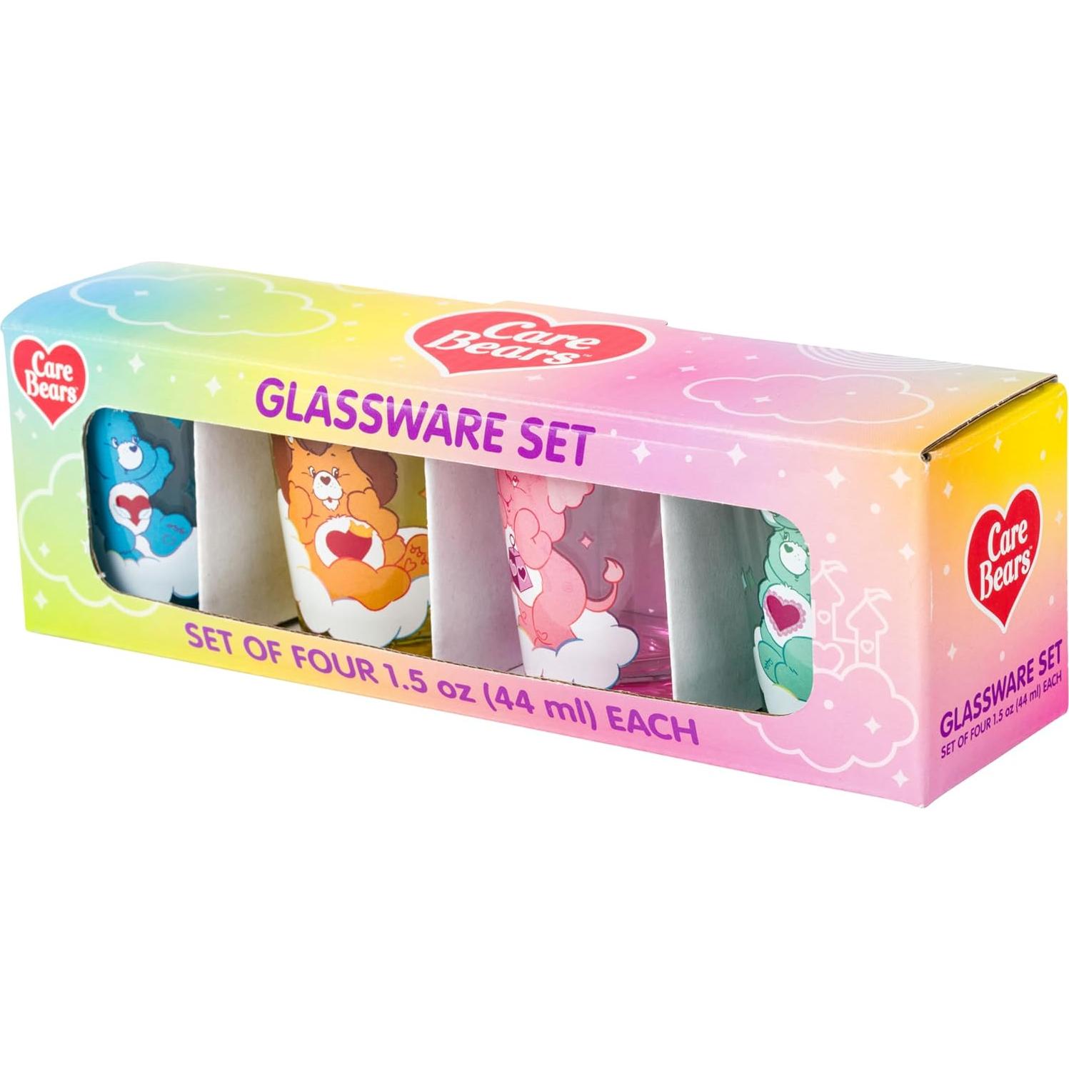 Set de 4 Mini Vasos Care Bears Cousins Silver Buffalo 44ml