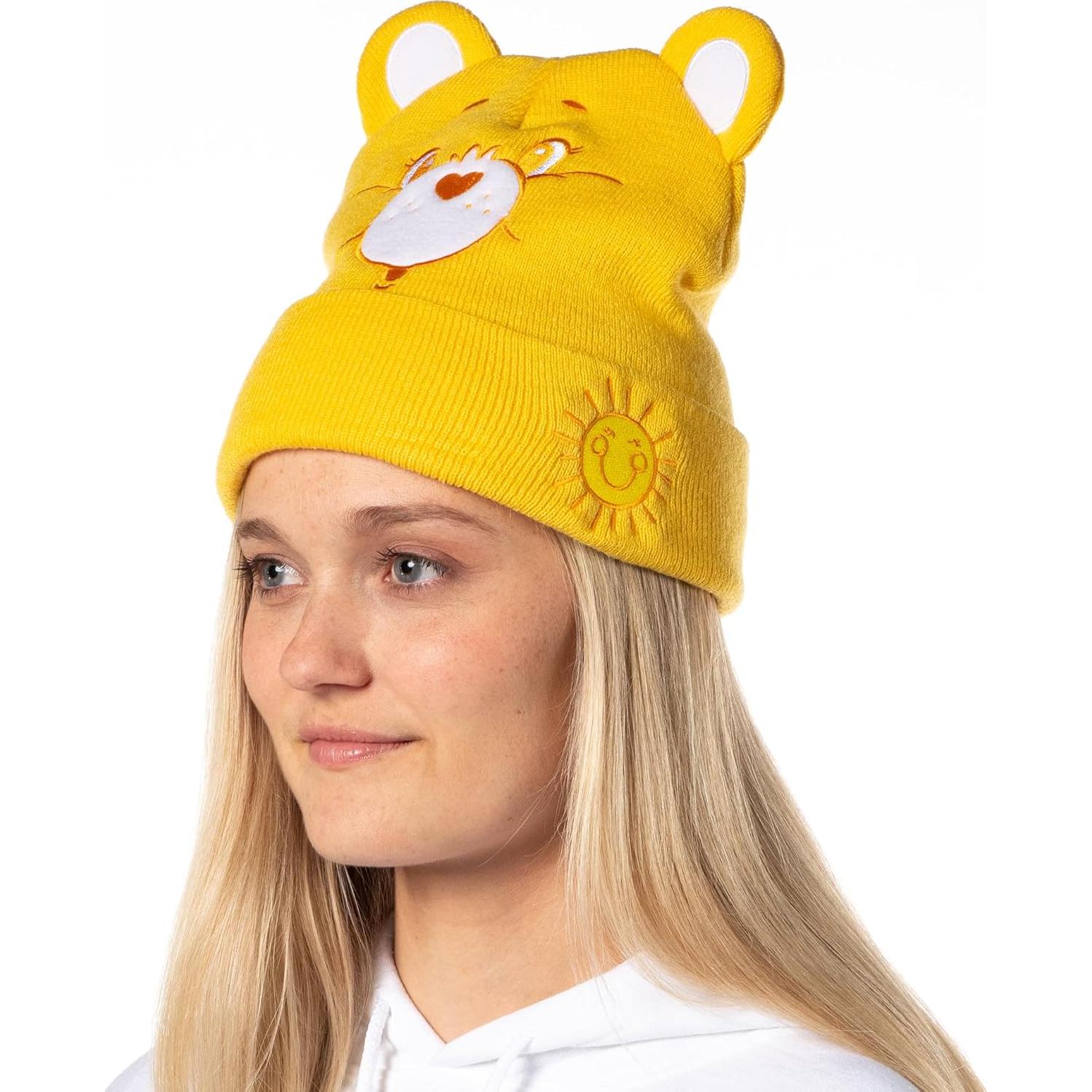 Gorro de Punto Care Bears con Orejas 3D y Bordado