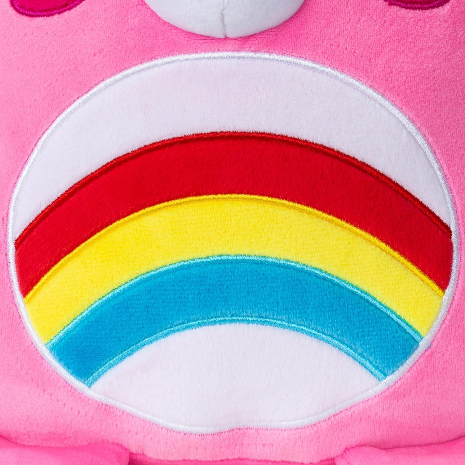 Peluche Cheer Bear Care Bears 25 cm Aplastable Rosa Suave