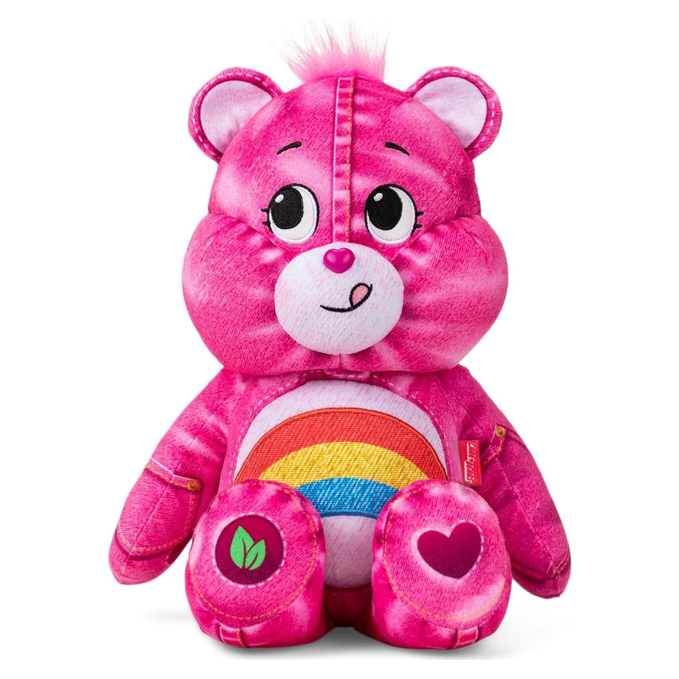 Peluche Care Bears Cheer Bear 35.6 cm - Nuevo Diseño Mezclilla