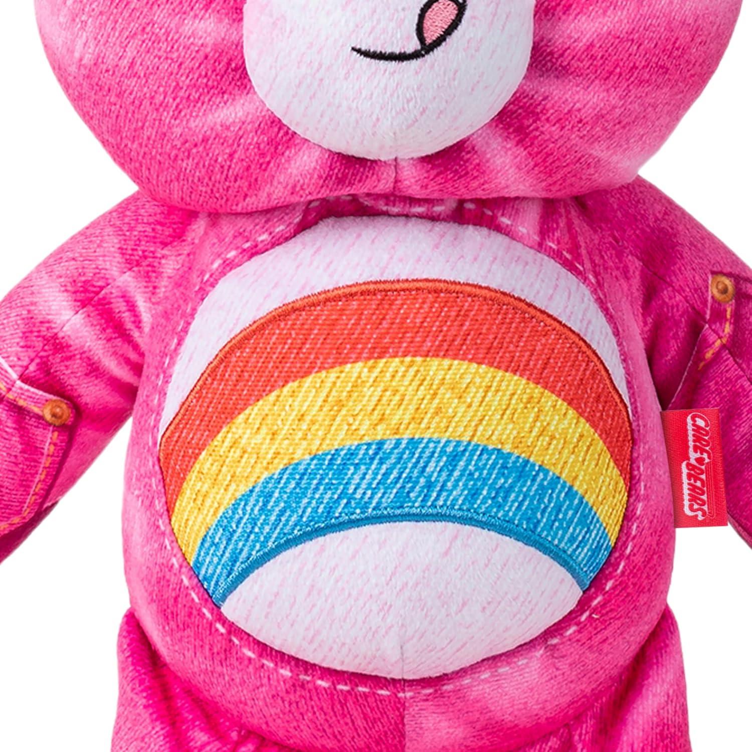 Peluche Care Bears Cheer Bear 35.6 cm - Nuevo Diseño Mezclilla