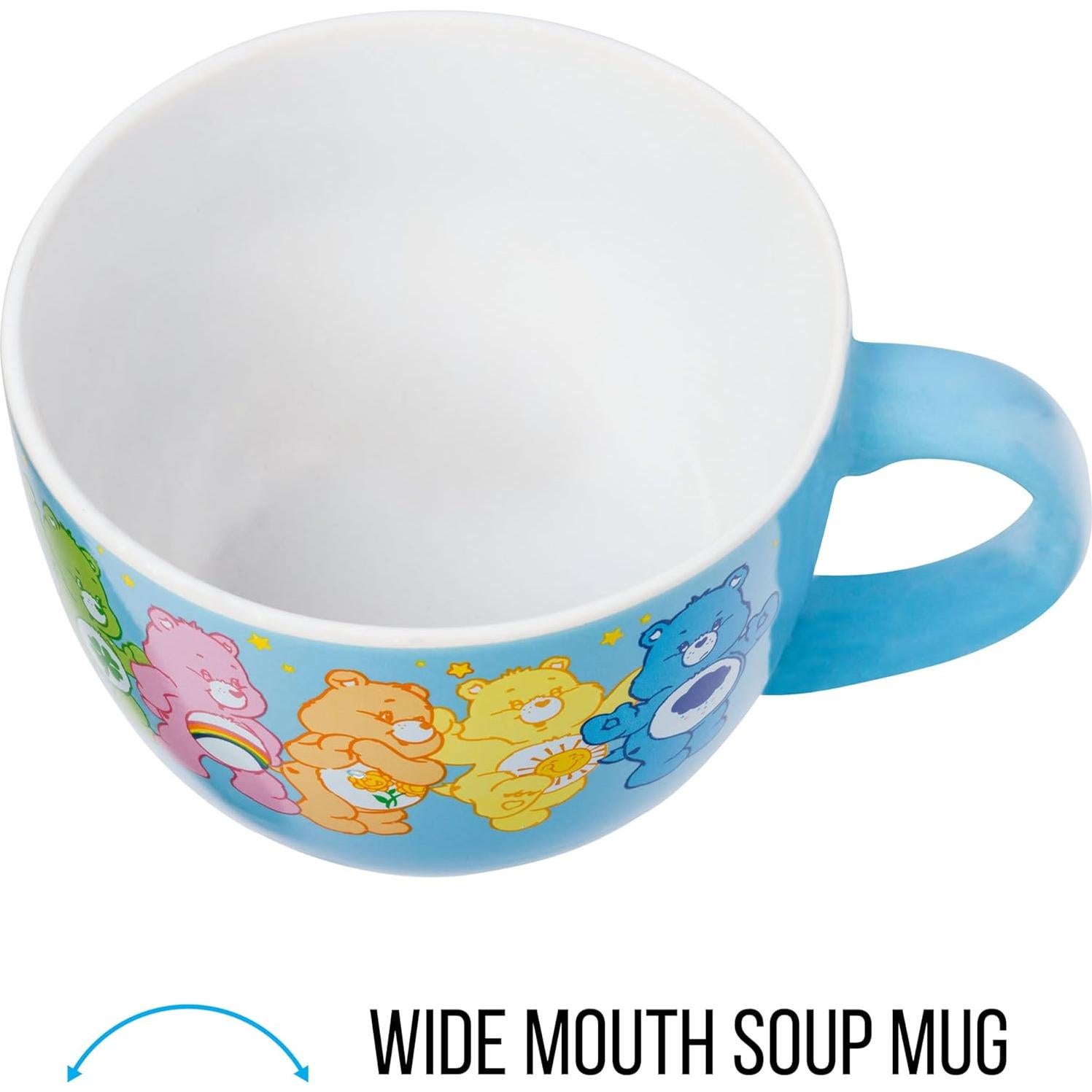 Taza de sopa de cerámica Silver Buffalo Care Bears 680ml