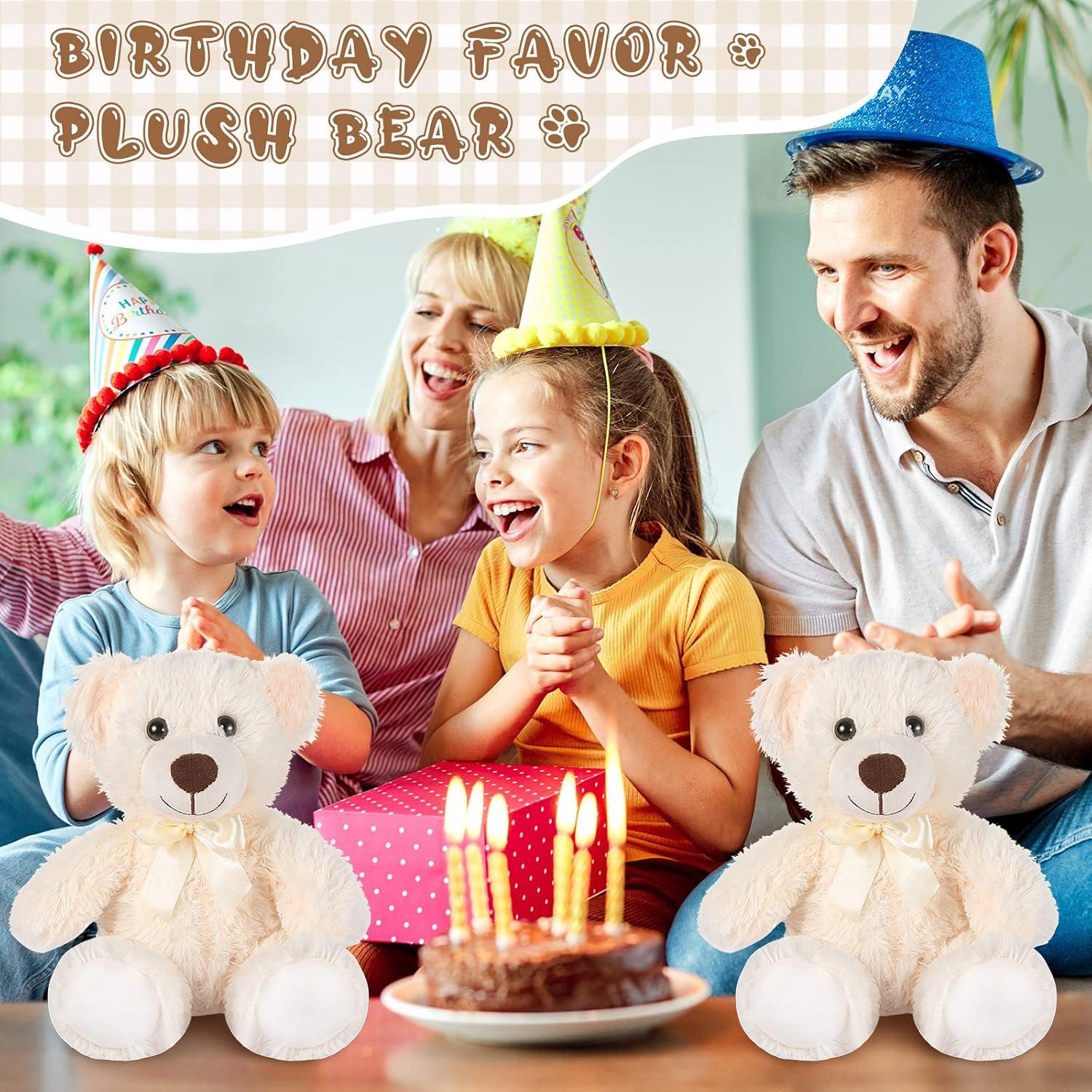 Osos de Peluche Zhanmai 18 Pcs 35 cm Blancos para Fiesta