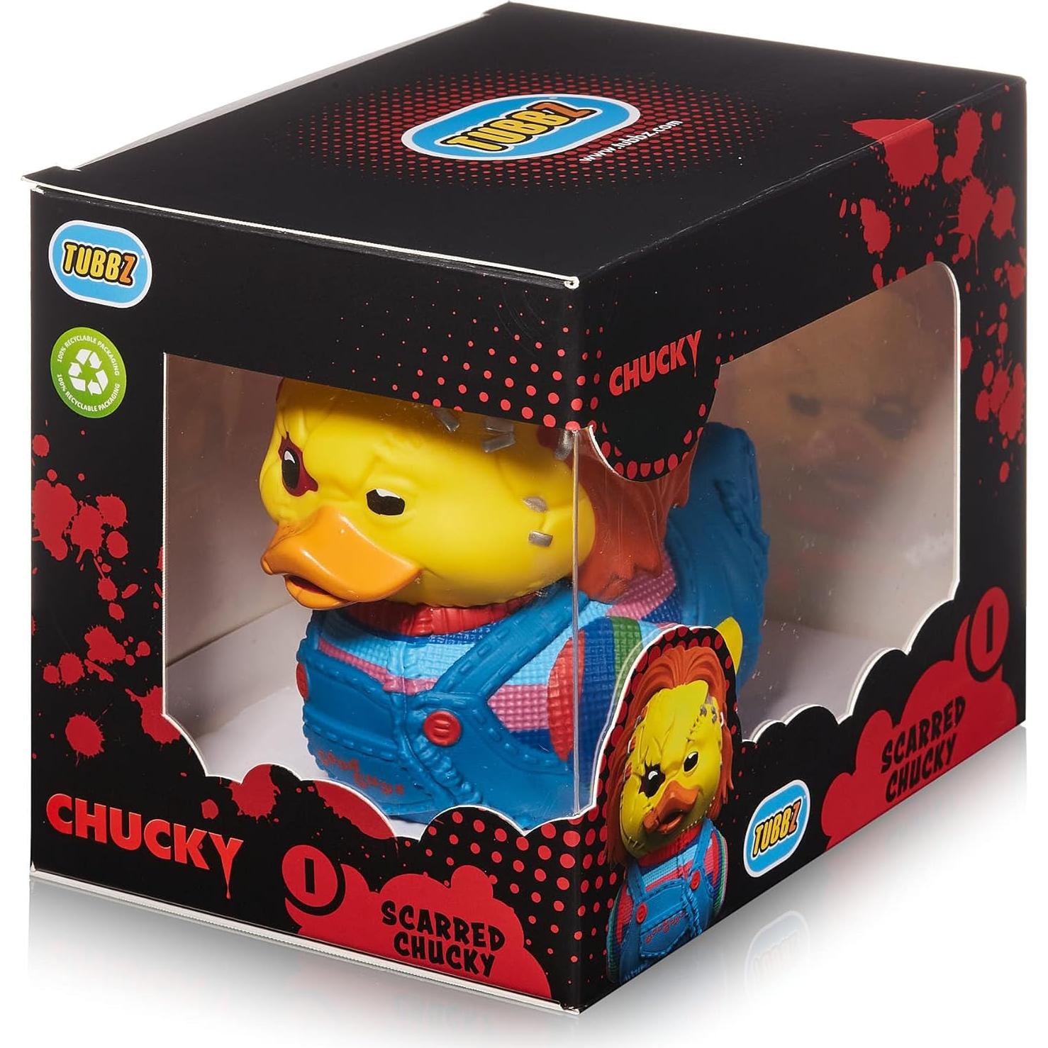 Figura de Patito de Vinilo Chucky TUBBZ - 9 cm - Colección Oficial