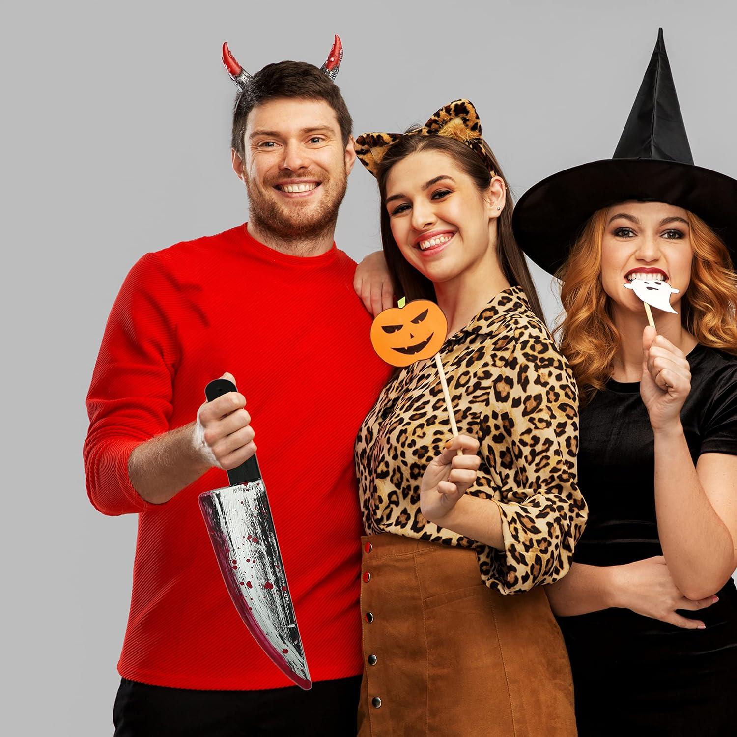 Cuchillo Falso Grande 41.91 cm con Sangre Falsa - 4E's Novelty