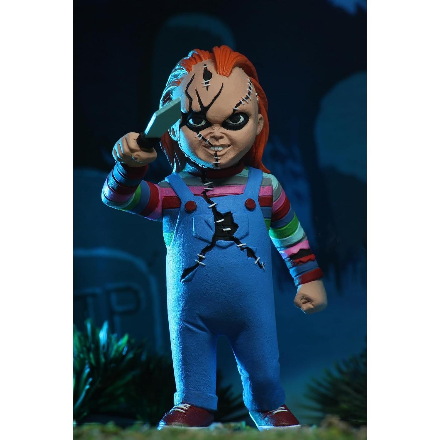 Figuras de Acción NECA Toony Terrors Chucky y Tiffany 7.6cm