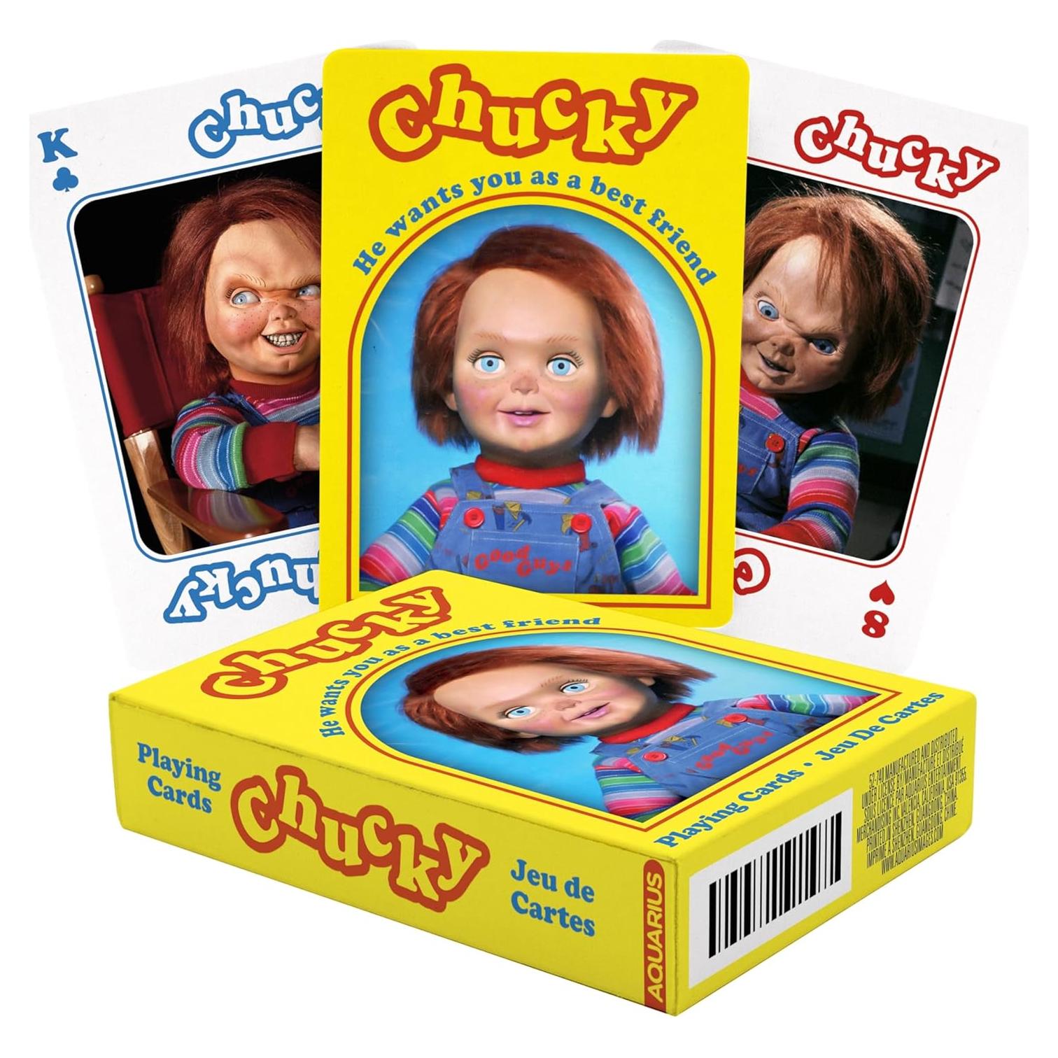 Baraja de Juego Chucky AQUARIUS - 54 Cartas Temáticas
