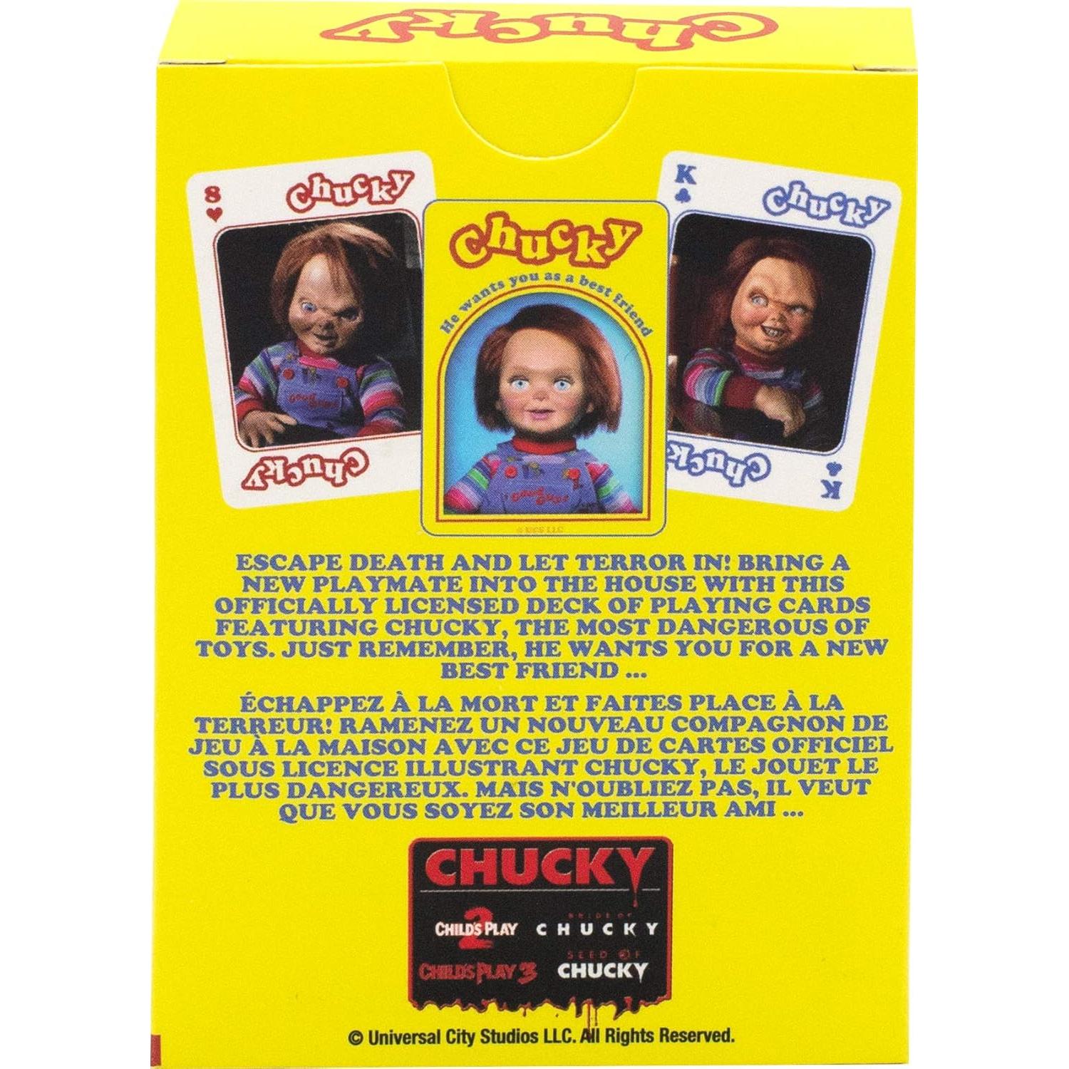 Baraja de Juego Chucky AQUARIUS - 54 Cartas Temáticas