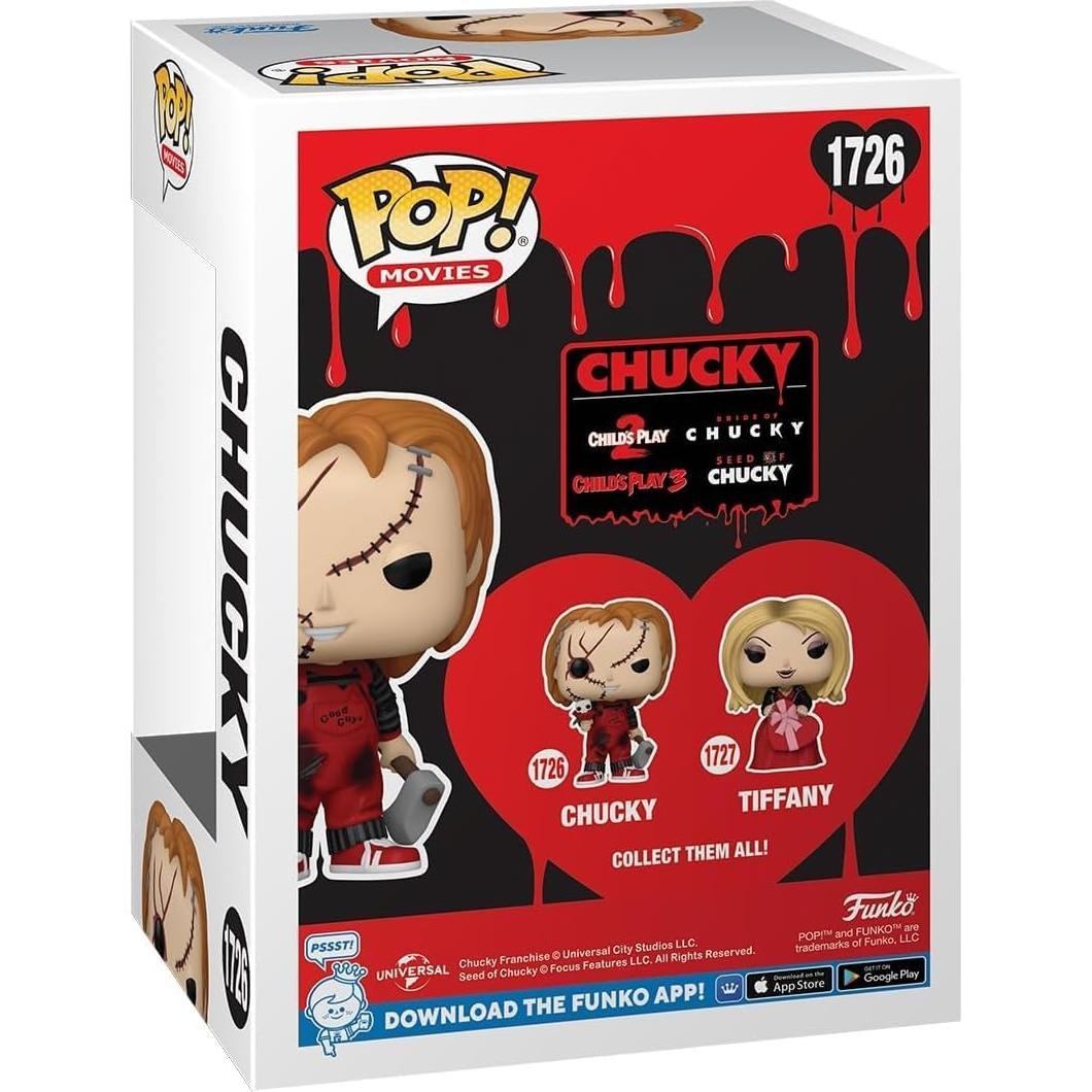 Figura de Vinilo Chucky Funko San Valentín 9.53 cm con Funda