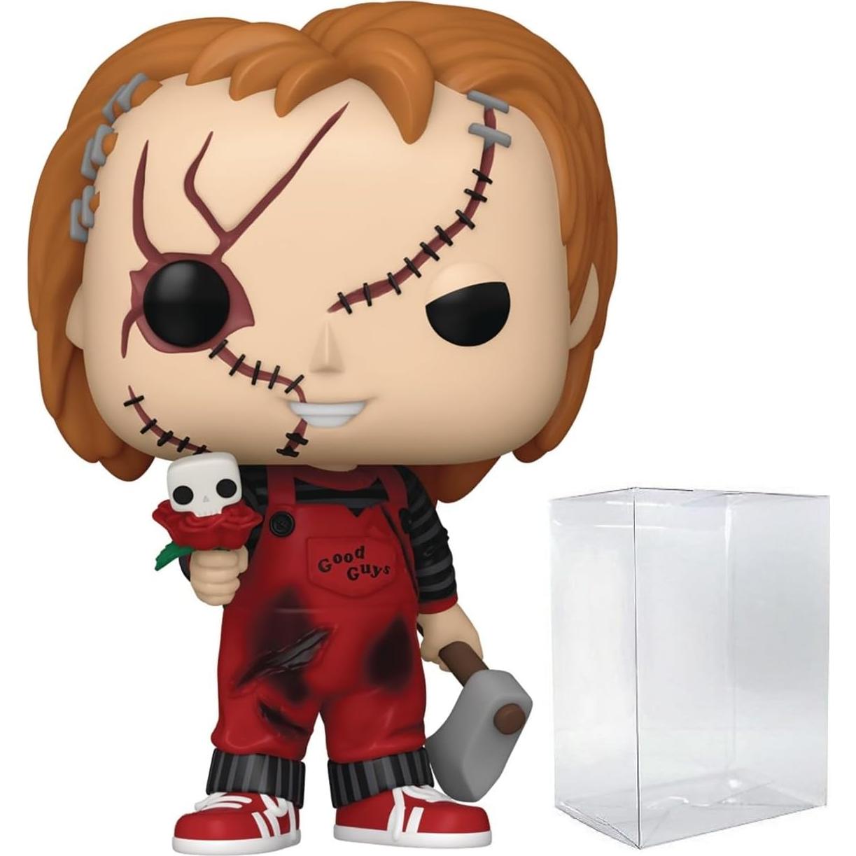 Figura de Vinilo Chucky Funko San Valentín 9.53 cm con Funda