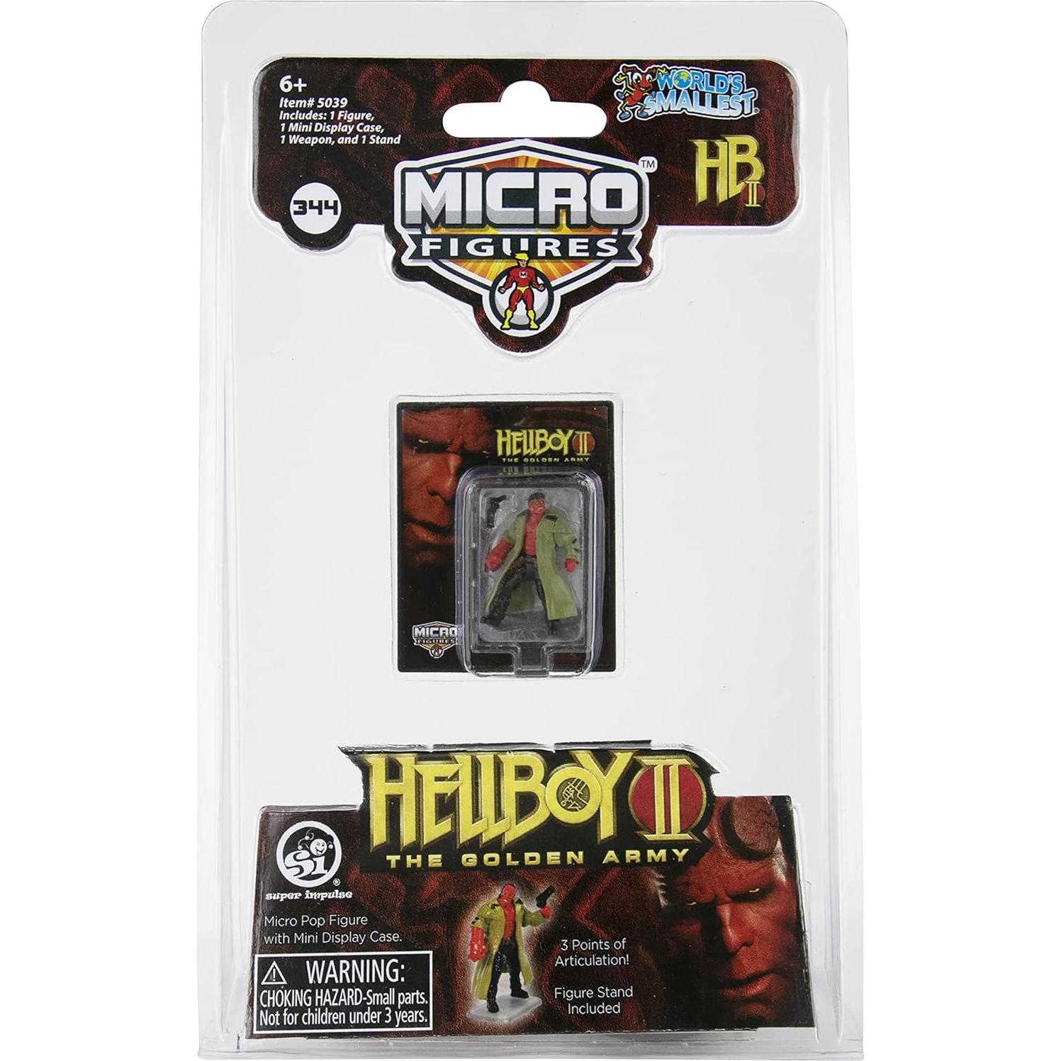 Figuras Micro de Horror Universal - Hellboy, Chucky, Mike Myers