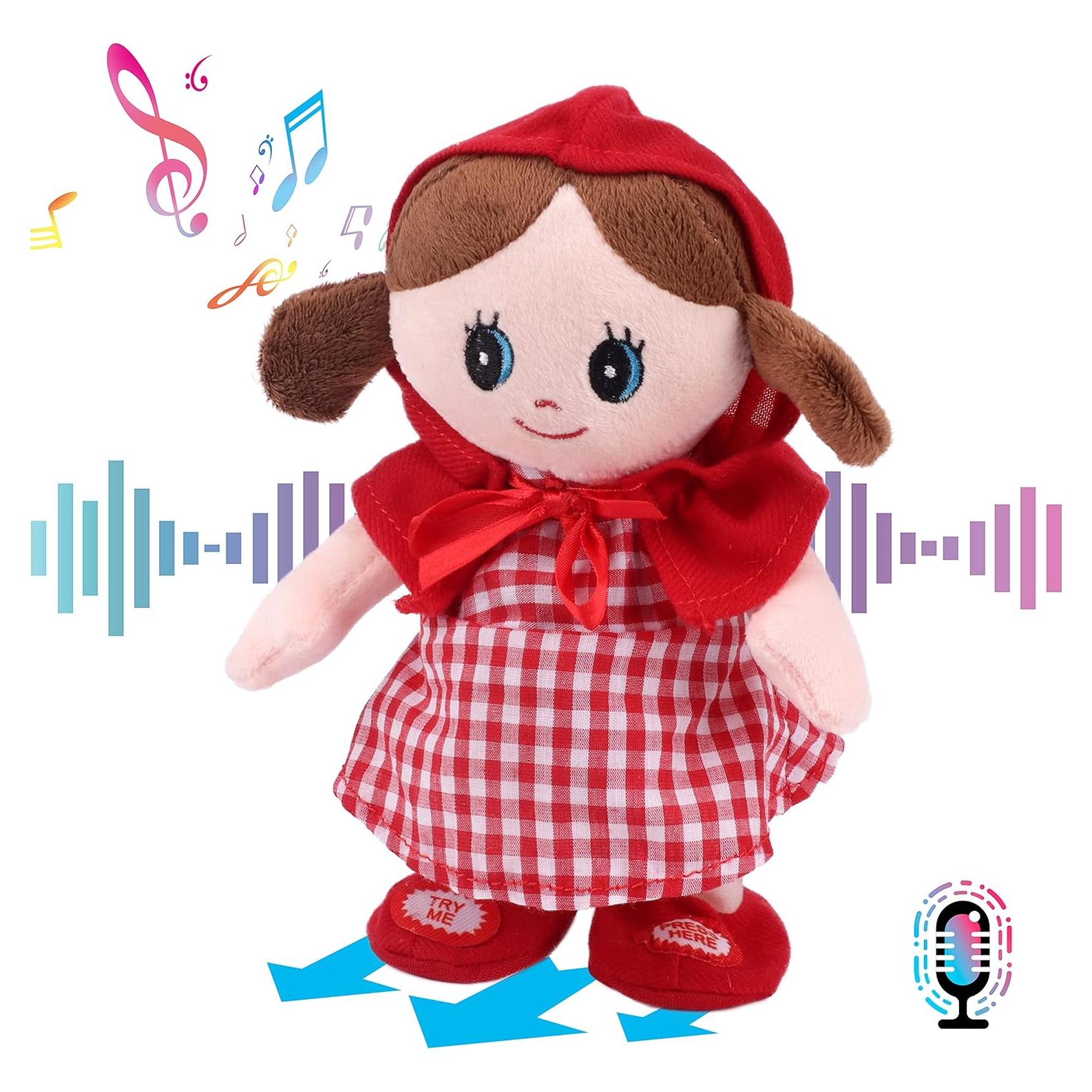 Muñeca Hablante Interactiva Hopearl 20 cm Repite y Canta