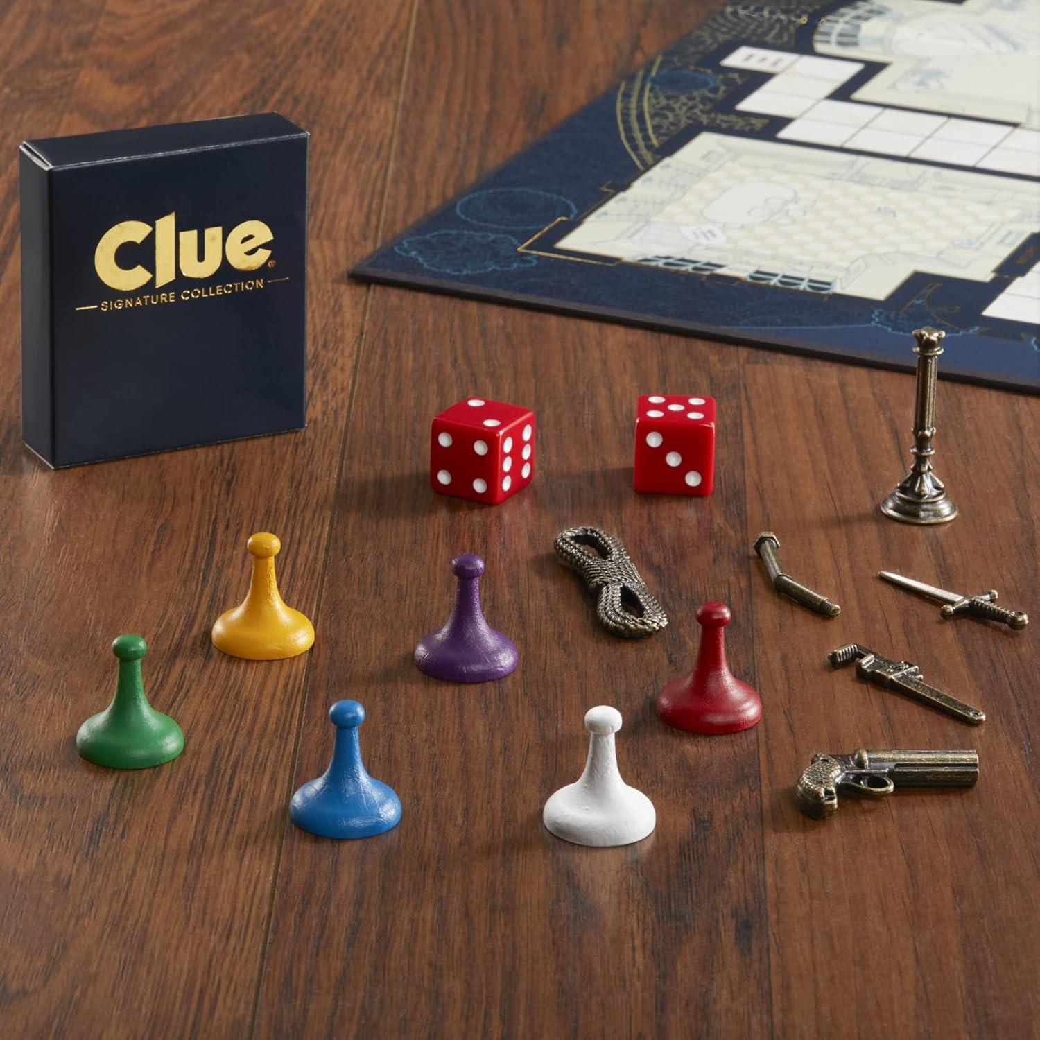 Juego de Mesa Clue Premium Hasbro - Edición Coleccionista para 2 a 6 Jugadores
