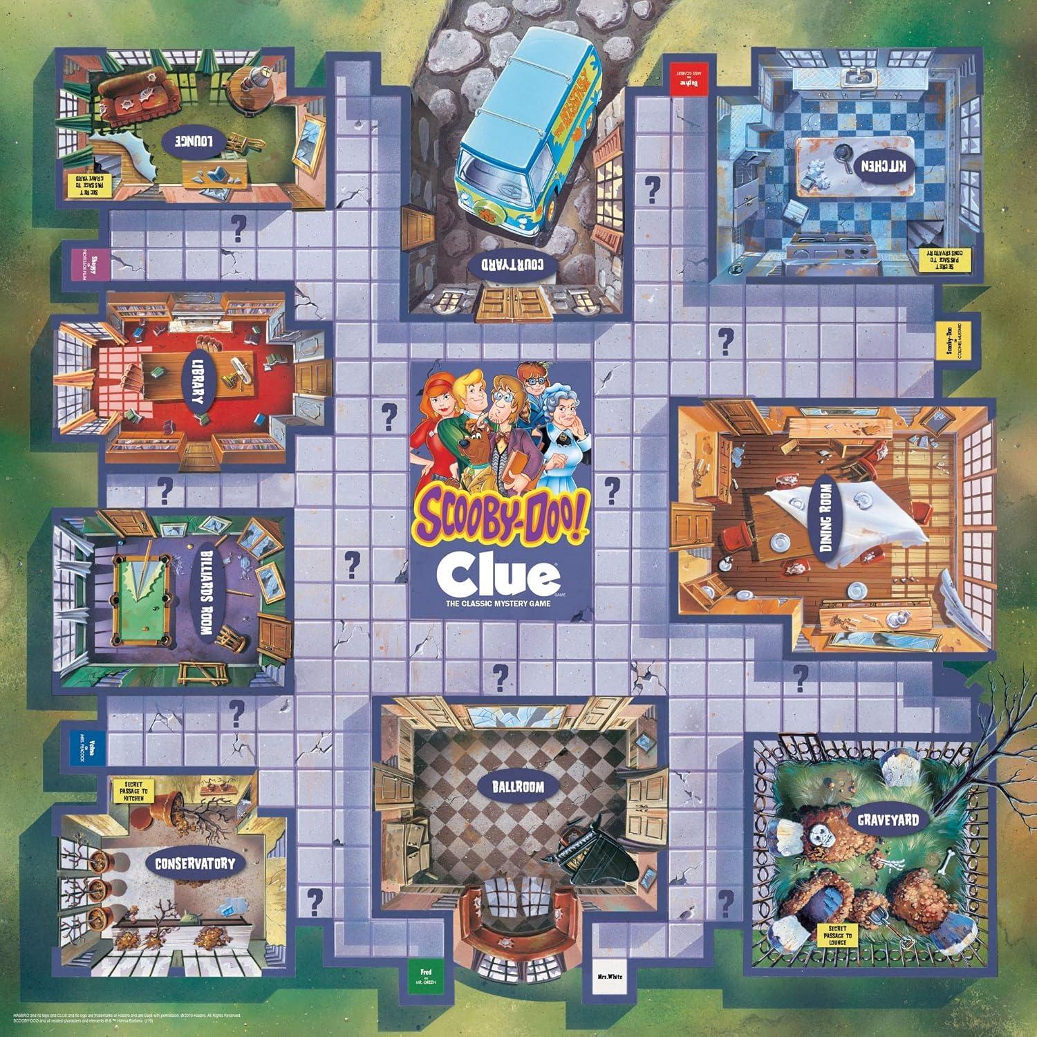 Juego de Mesa Clue Scooby-Doo | 3-6 Jugadores | 60 Min