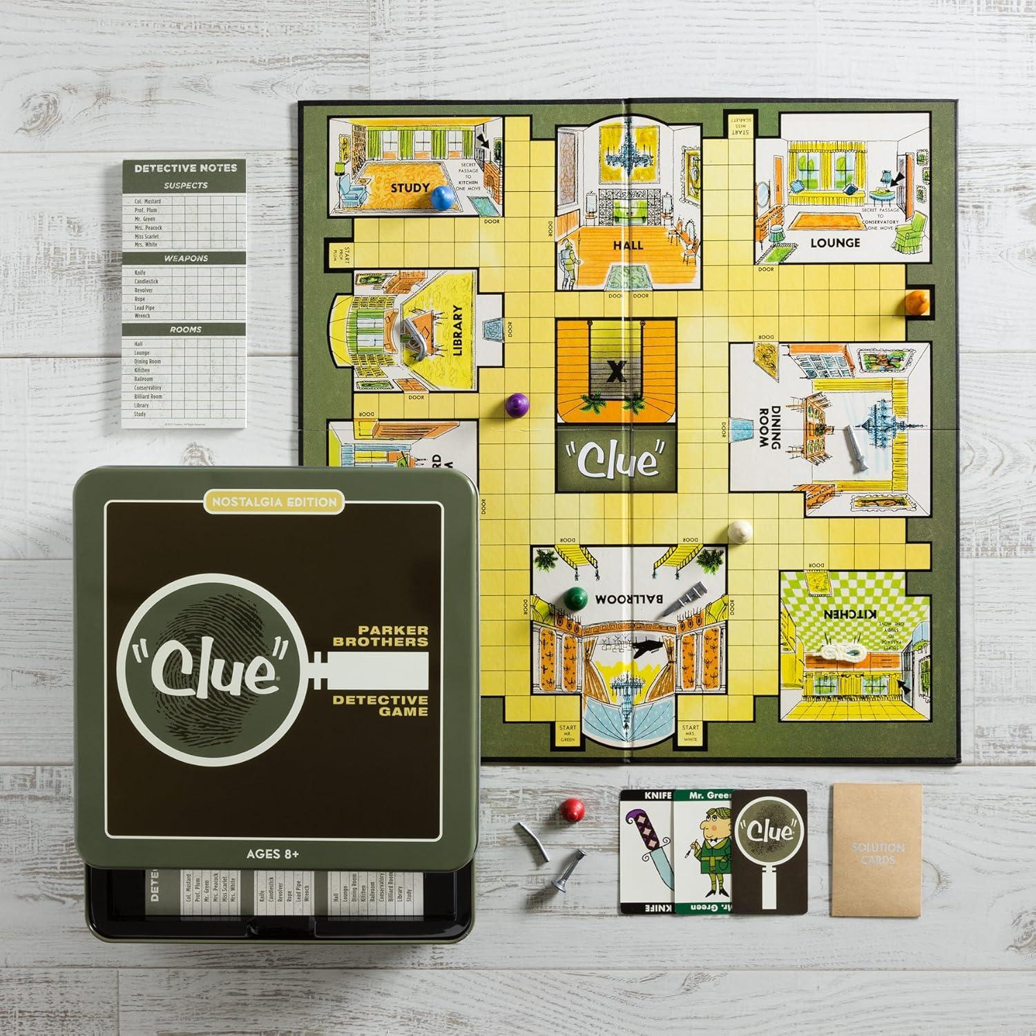 Juego de Mesa Clue Edición Nostalgia WS Game 26.67cm