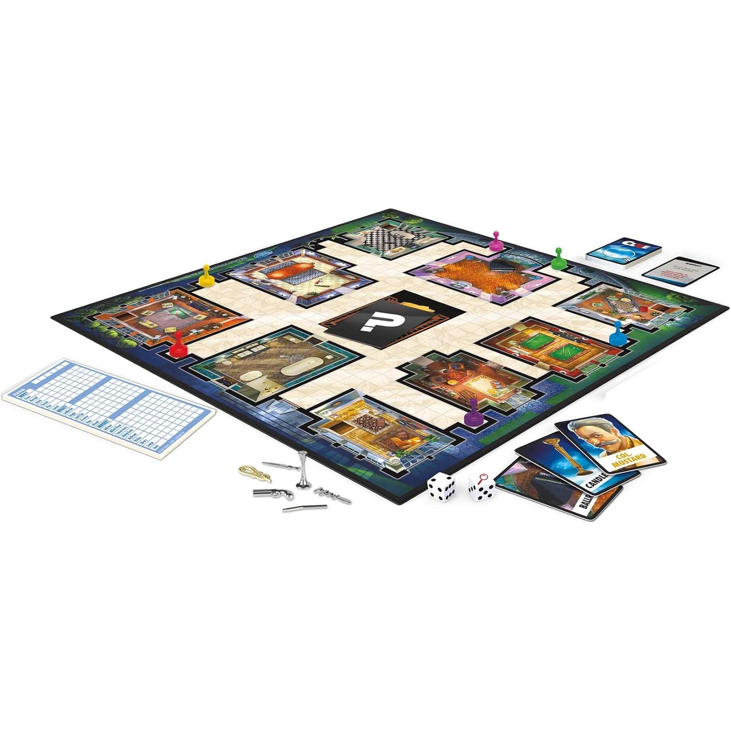 Juego de Mesa Clue Hasbro - Misterio Clásico para 8 Años