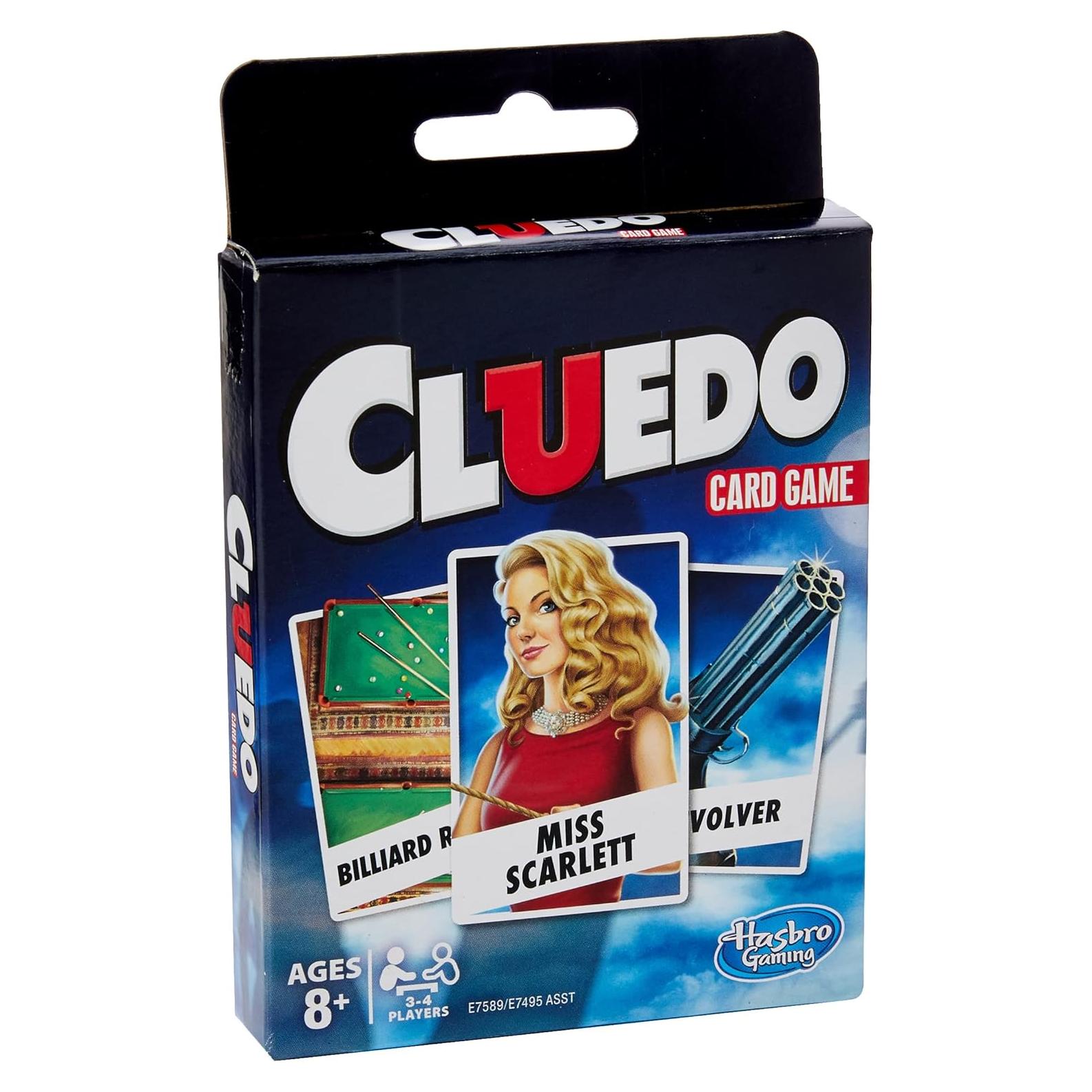 Juego de Cartas Clue Hasbro para Niños 8 Años en Adelante