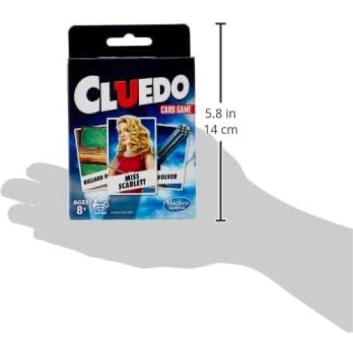 Juego de Cartas Clue Hasbro para Niños 8 Años en Adelante