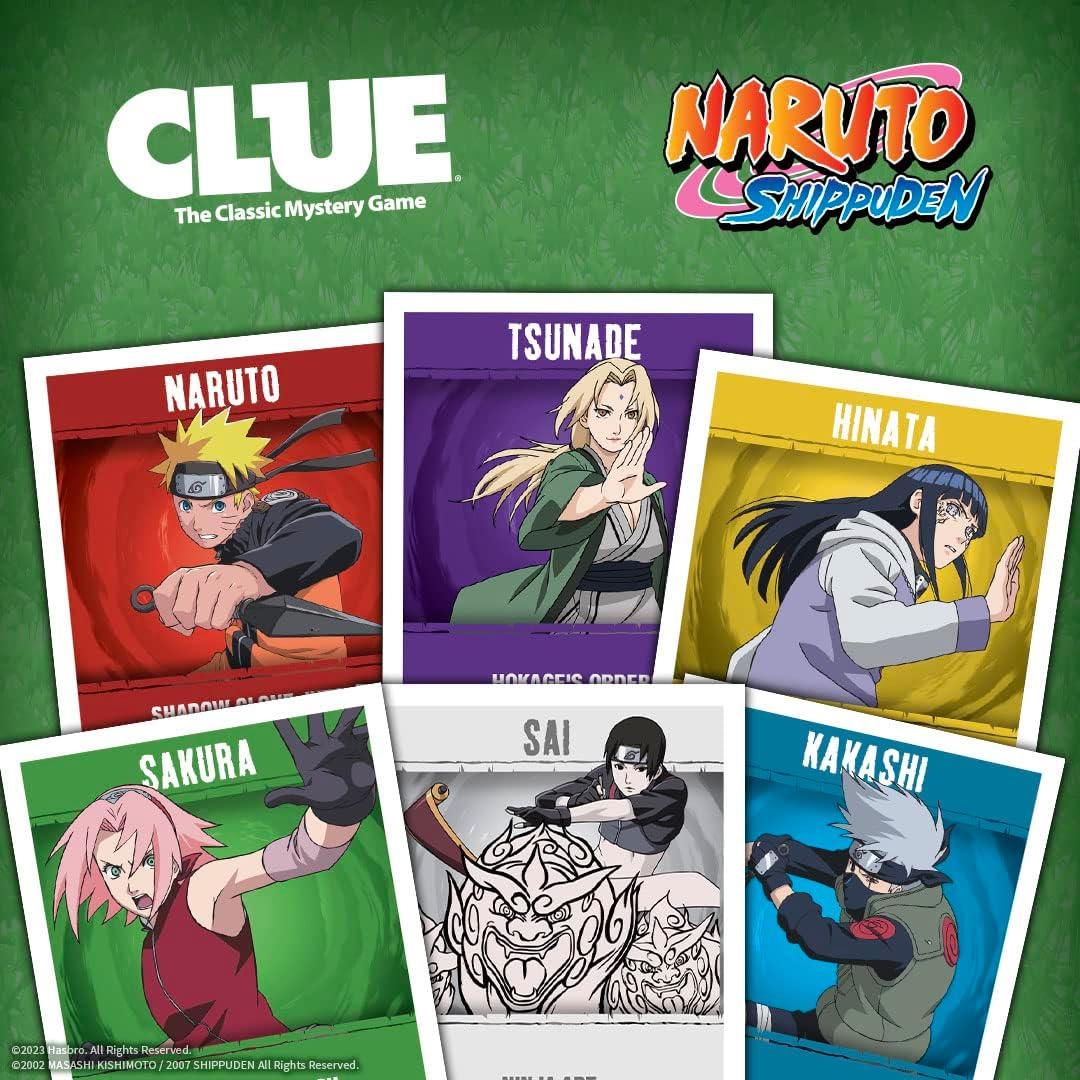 Juego de Mesa CLUE: Naruto - Misterio en la Aldea Oculta