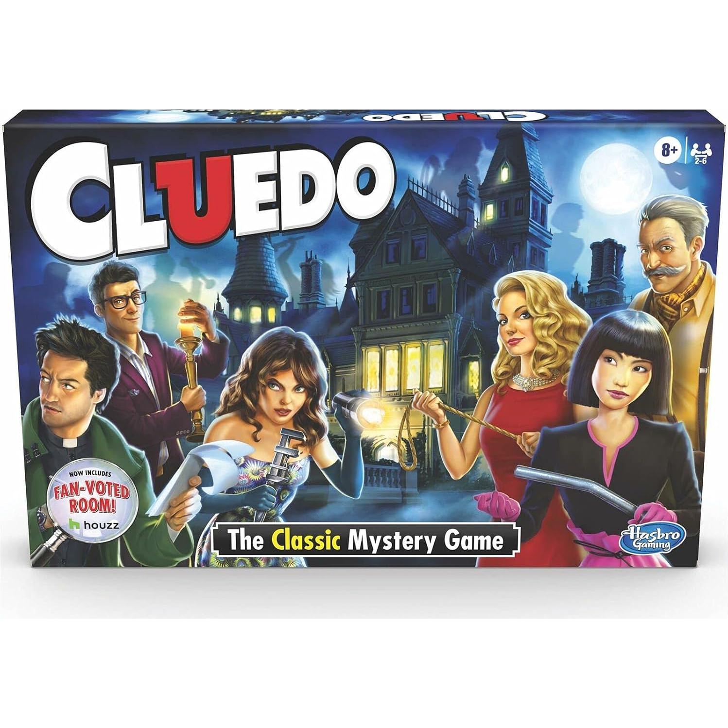 Juego de Mesa Cluedo Clásico Hasbro - Misterio en la Mansión