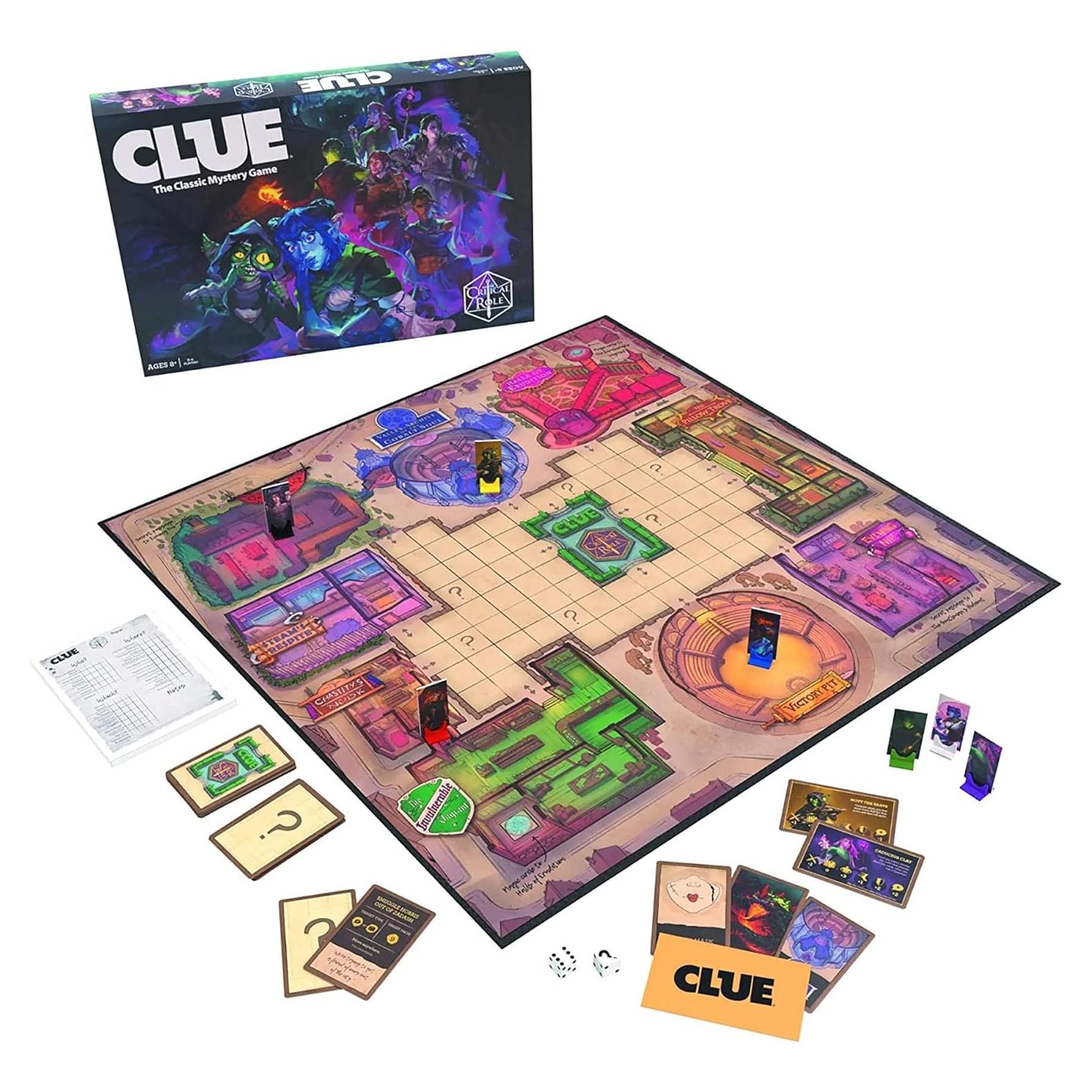 Juego de Mesa Clue Critical Role USAopoly - Mighty Nein