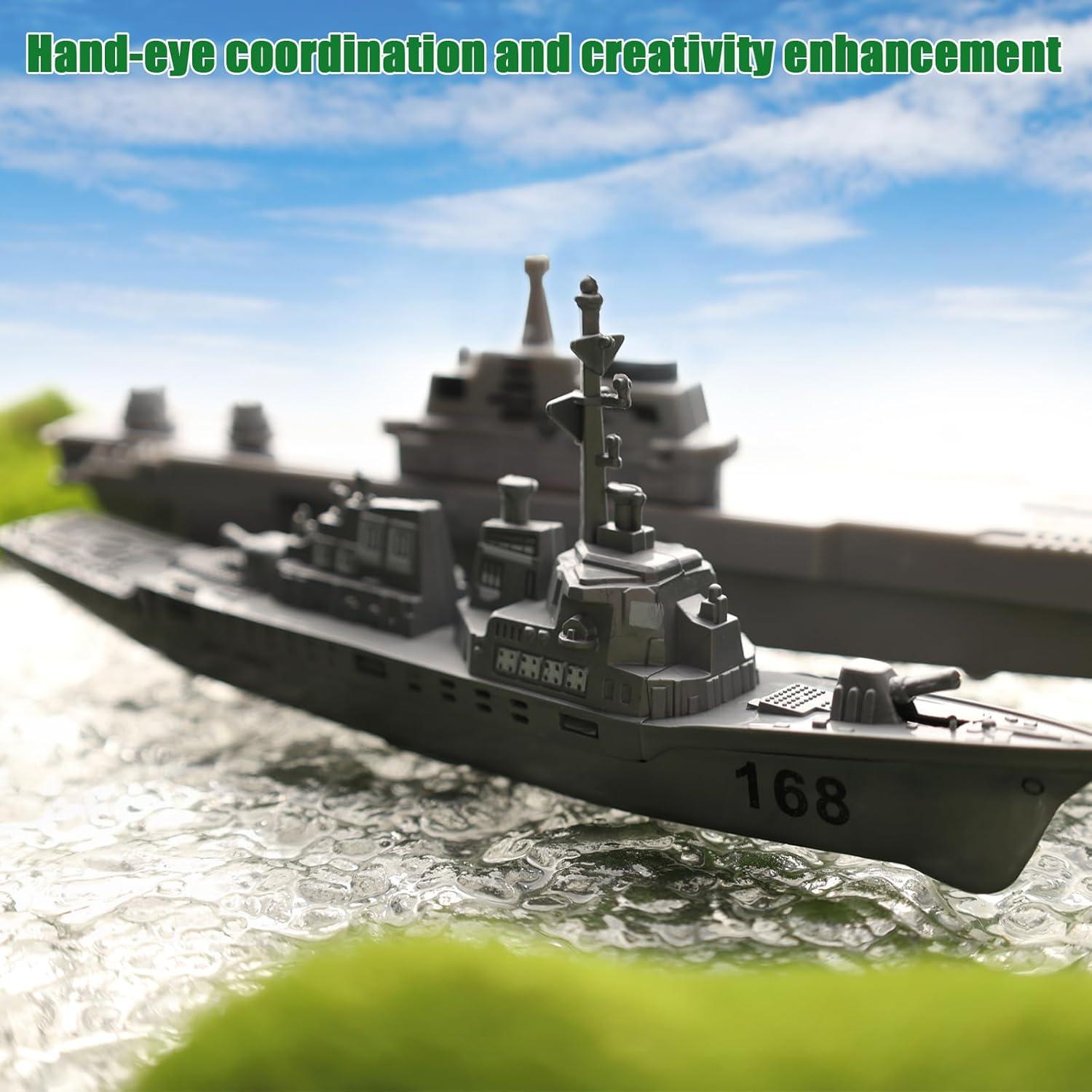 Juego de Portaaviones 3 Nutrias con Aviones de Combate 27PCS