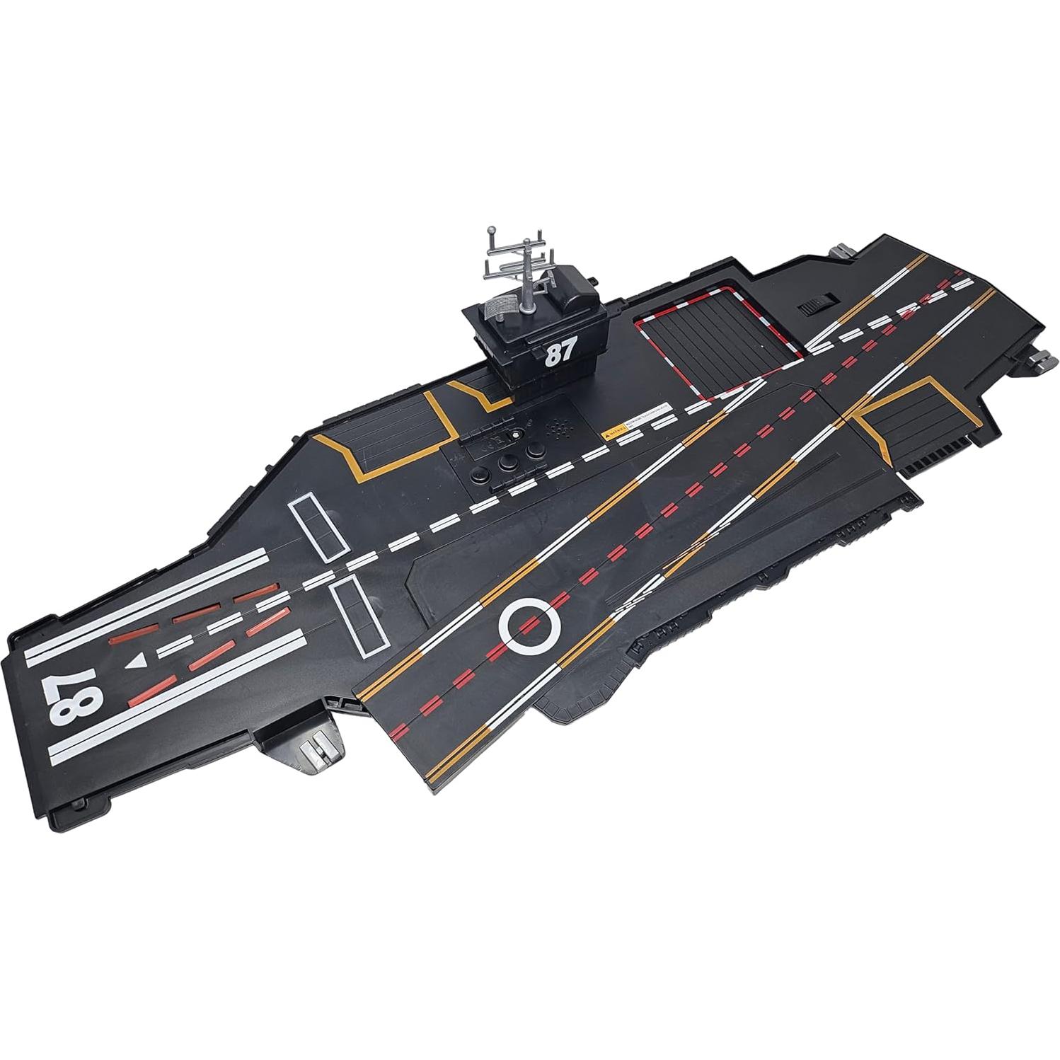 Portaaviones Negro Toy Essentials 76.2 cm con Sonido y Luces