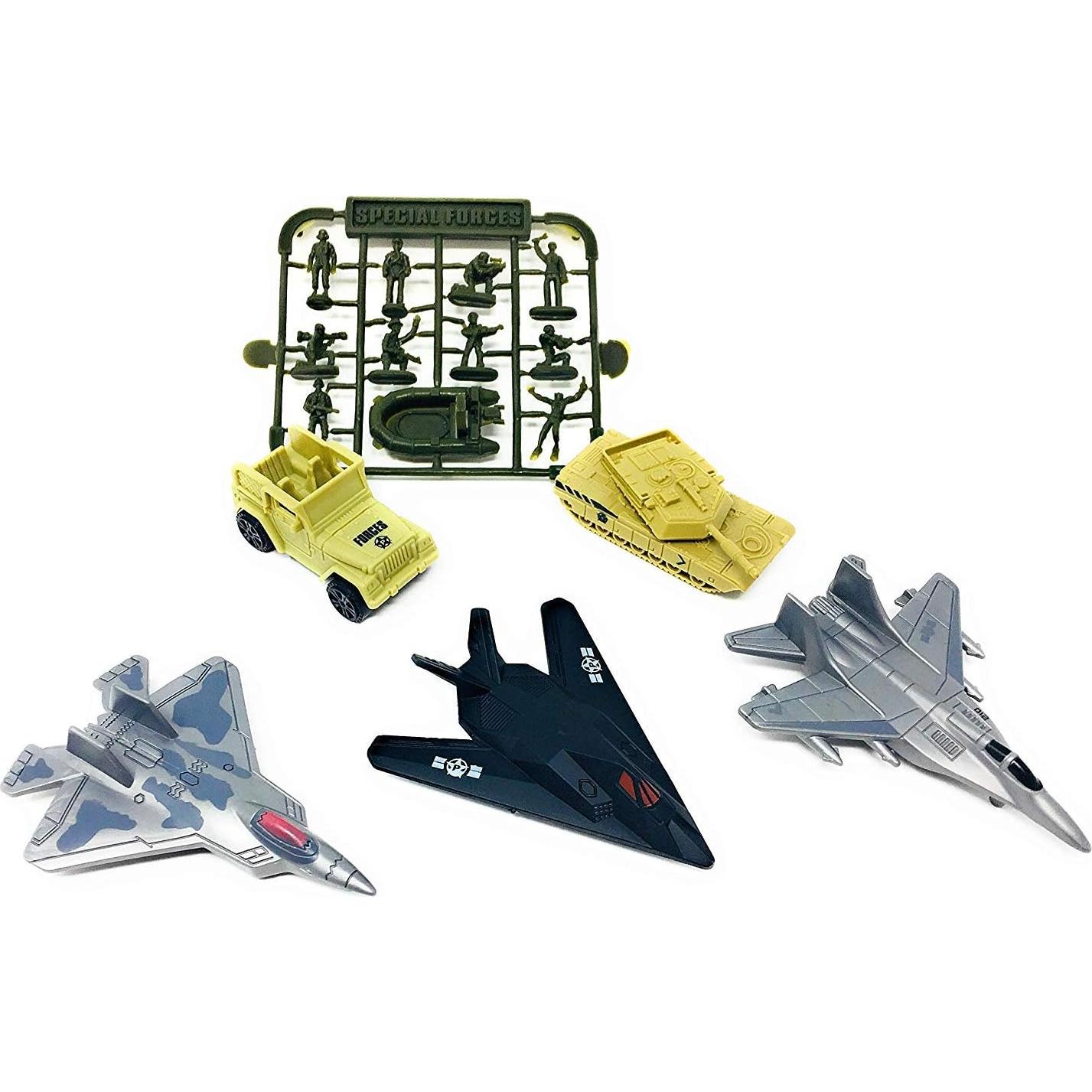 Portaaviones Toy Essentials 68.58 cm con Jets y Soldados
