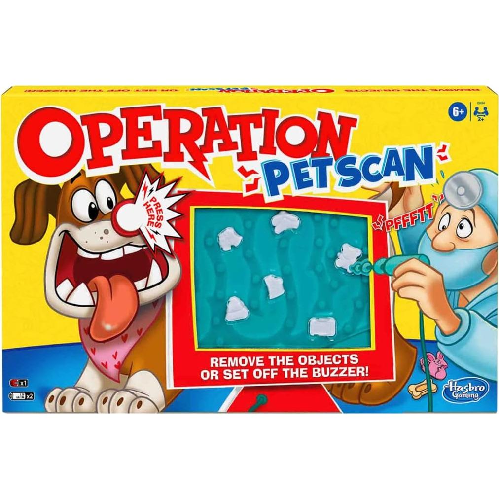 Juego de Mesa Operación Escaneo de Mascotas Hasbro para 2+ Jugadores